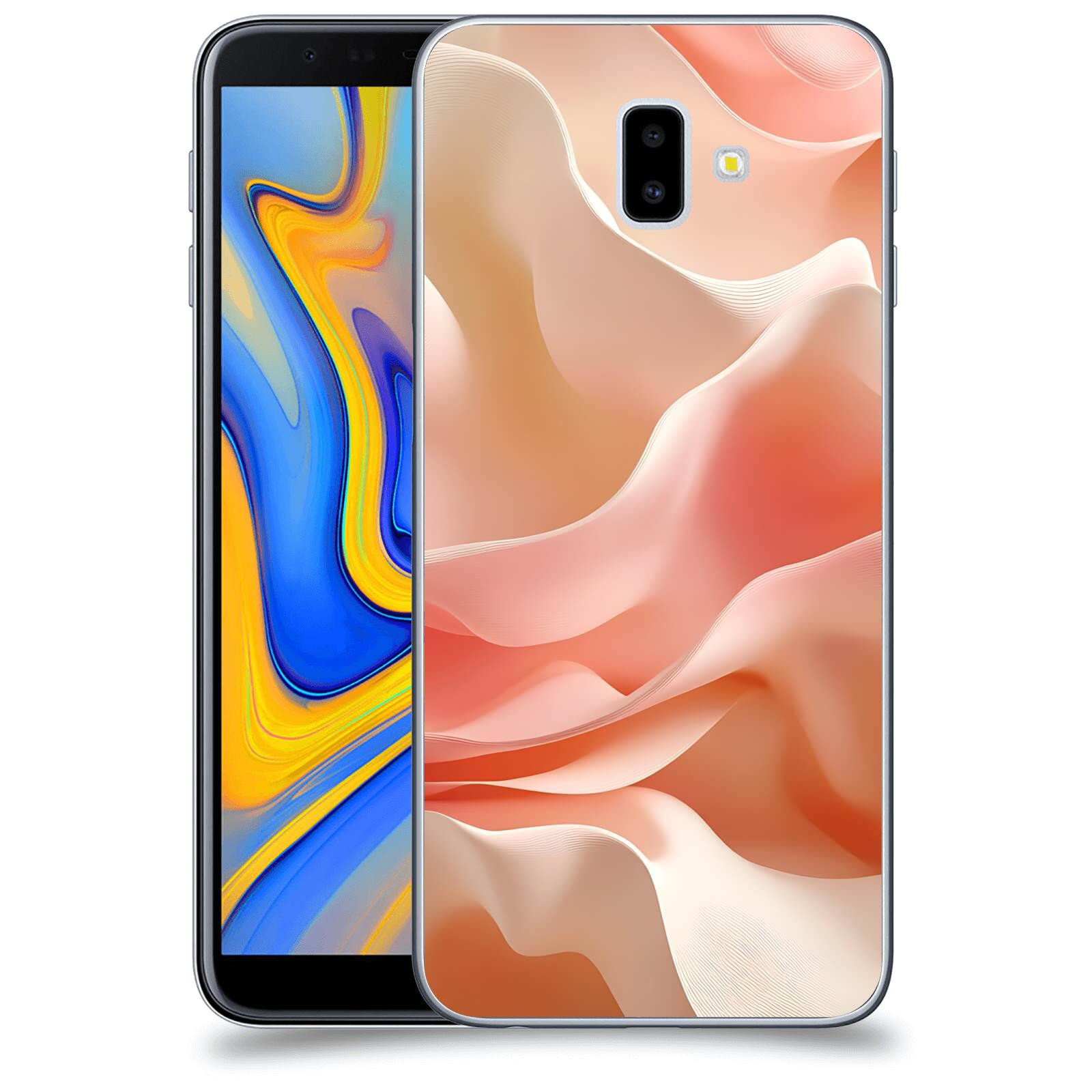 ACOVER Kryt na mobil Samsung Galaxy J6+ J610F - Hedvábné vlny