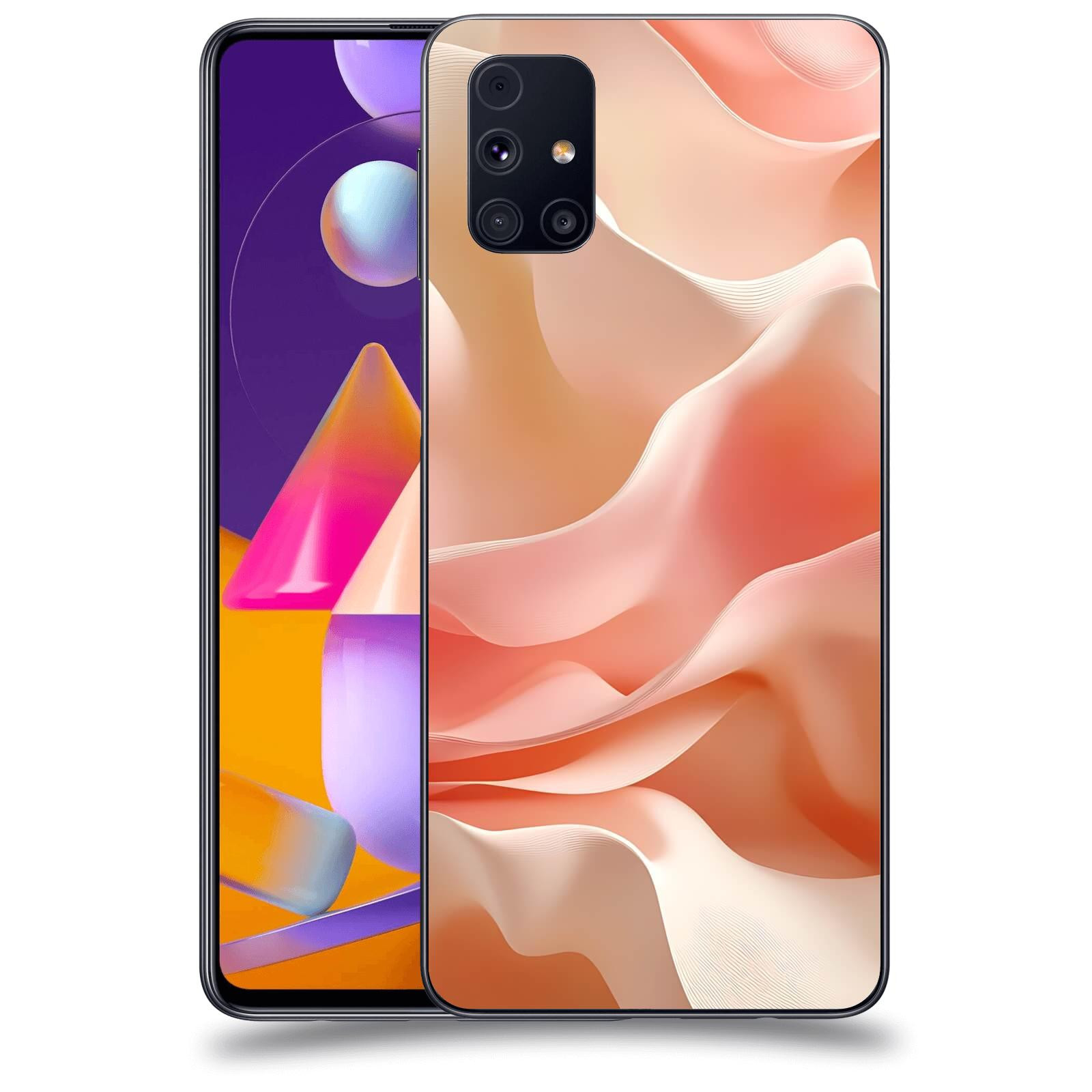 ACOVER Kryt na mobil Samsung Galaxy M31s - Hedvábné vlny