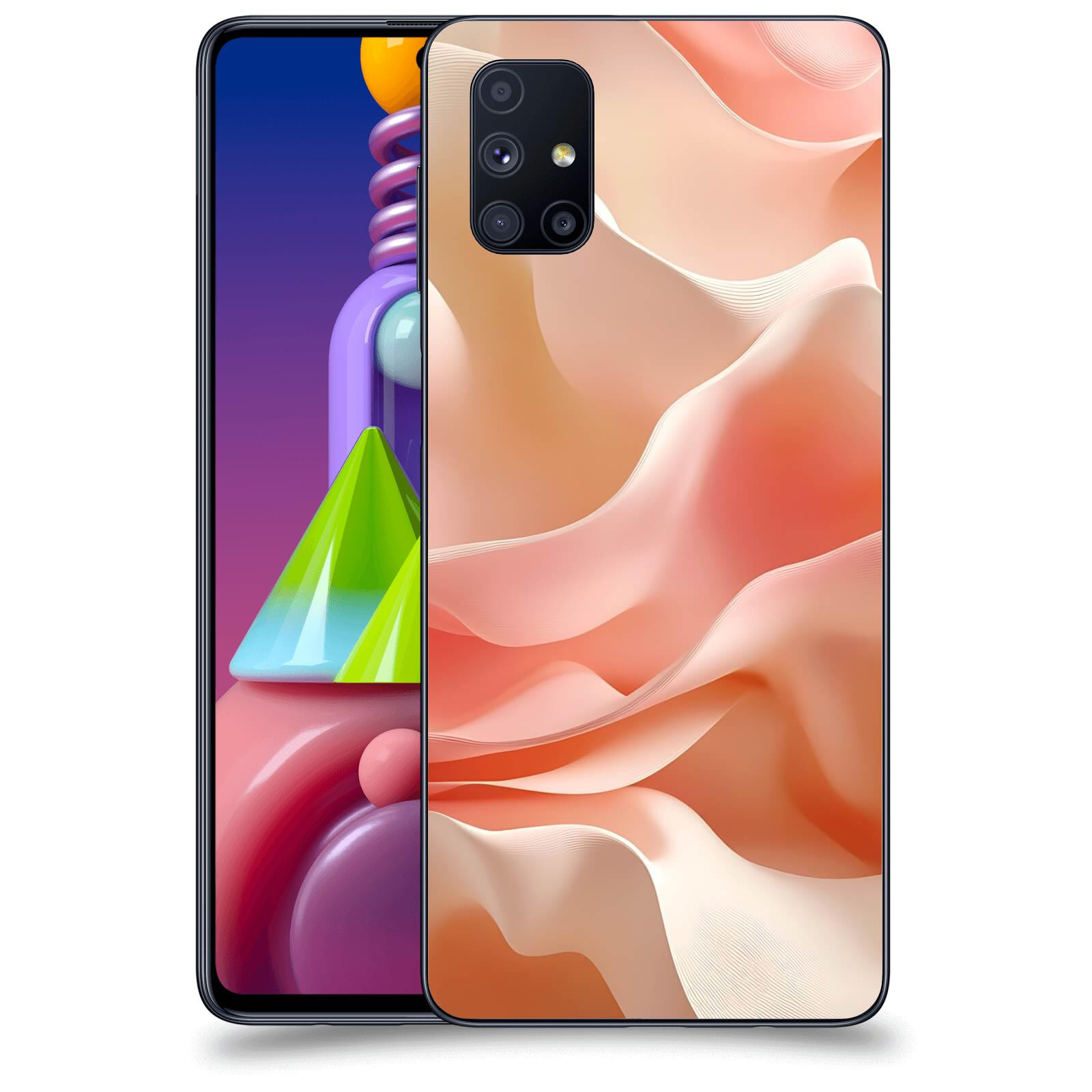 ACOVER Kryt na mobil Samsung Galaxy M51 M515F - Hedvábné vlny