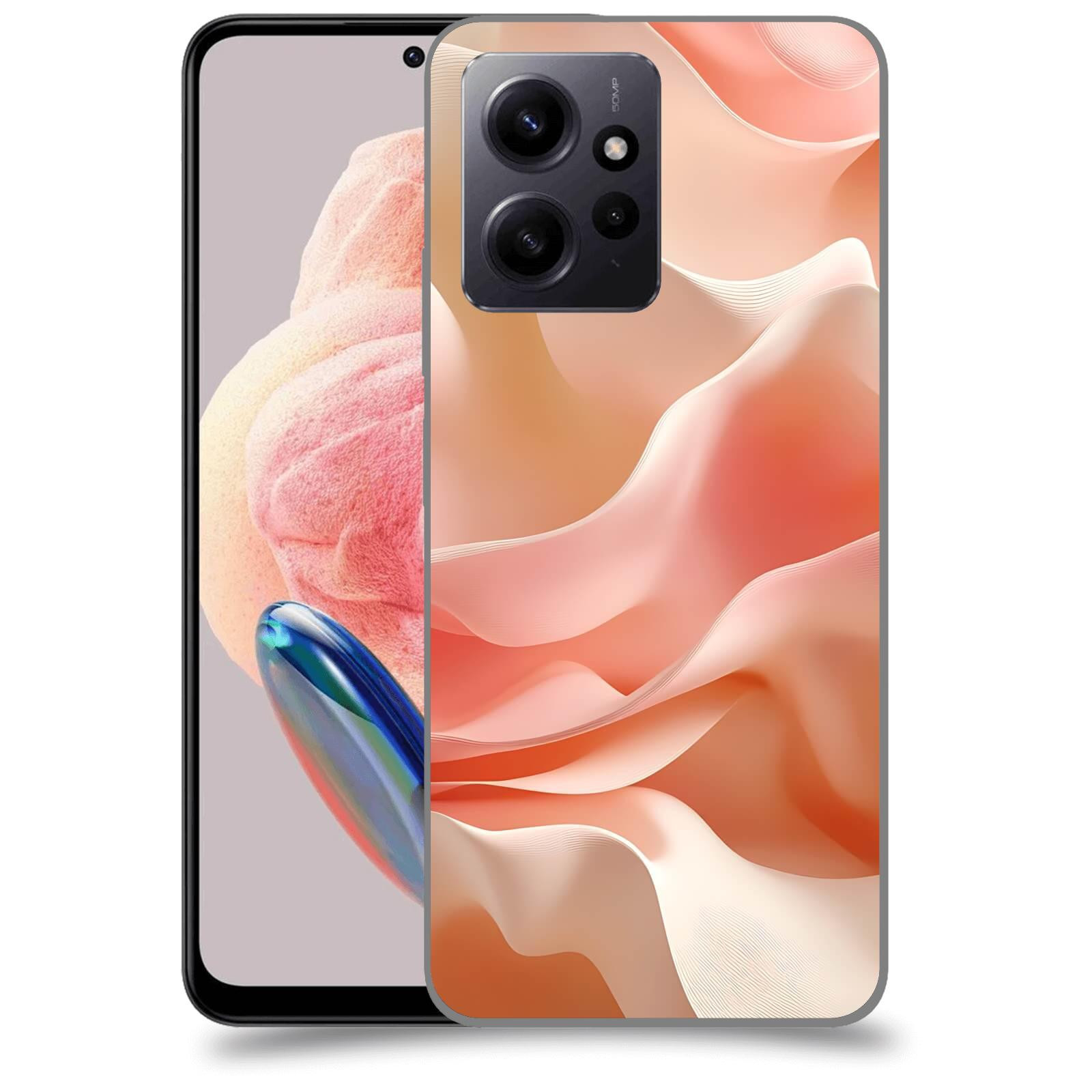 ACOVER Kryt na mobil Xiaomi Redmi Note 12 4G - Hedvábné vlny