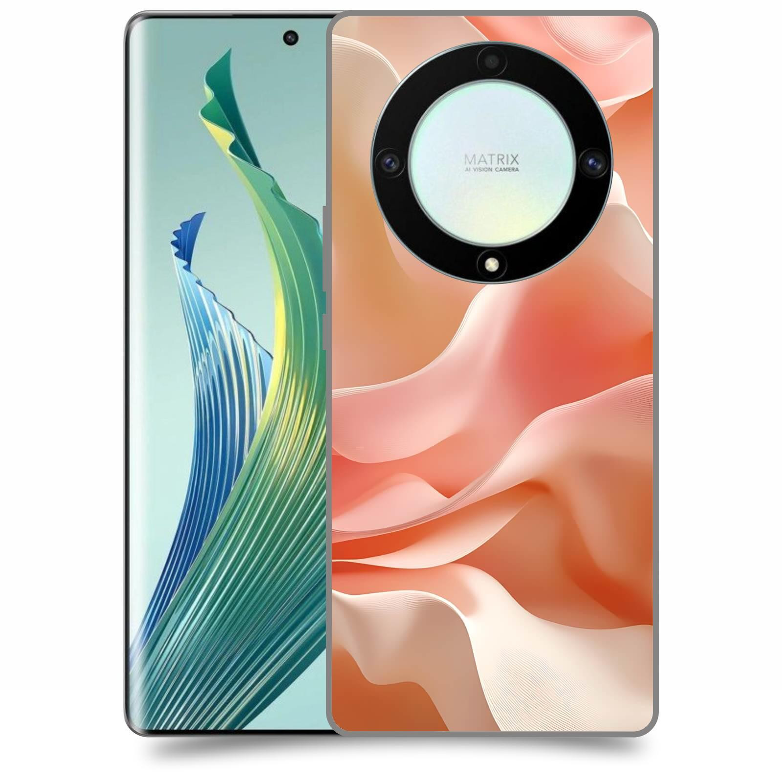 ACOVER Kryt na mobil Honor Magic 5 Lite 5G - Hedvábné vlny