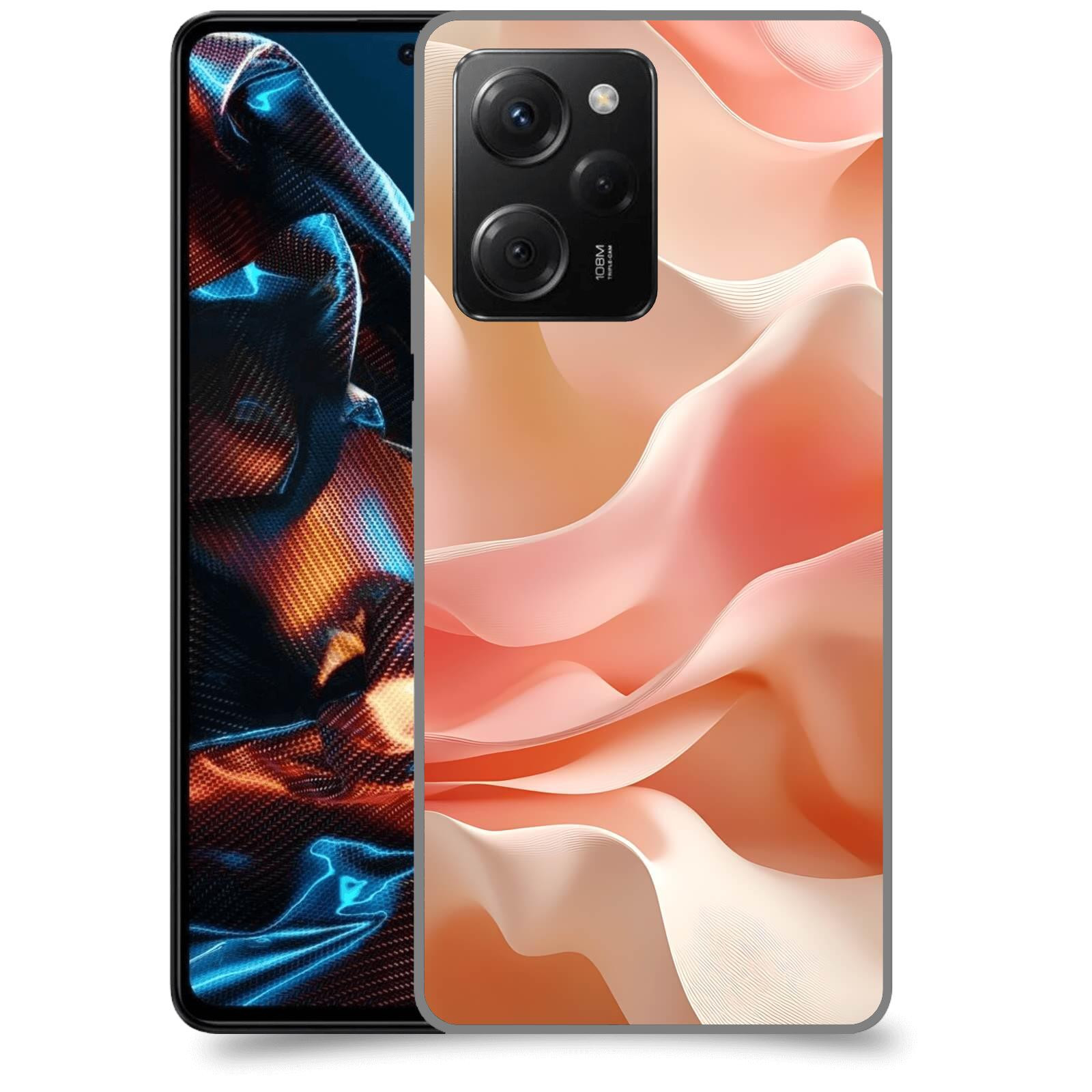 ACOVER Kryt na mobil Xiaomi Poco X5 Pro - Hedvábné vlny