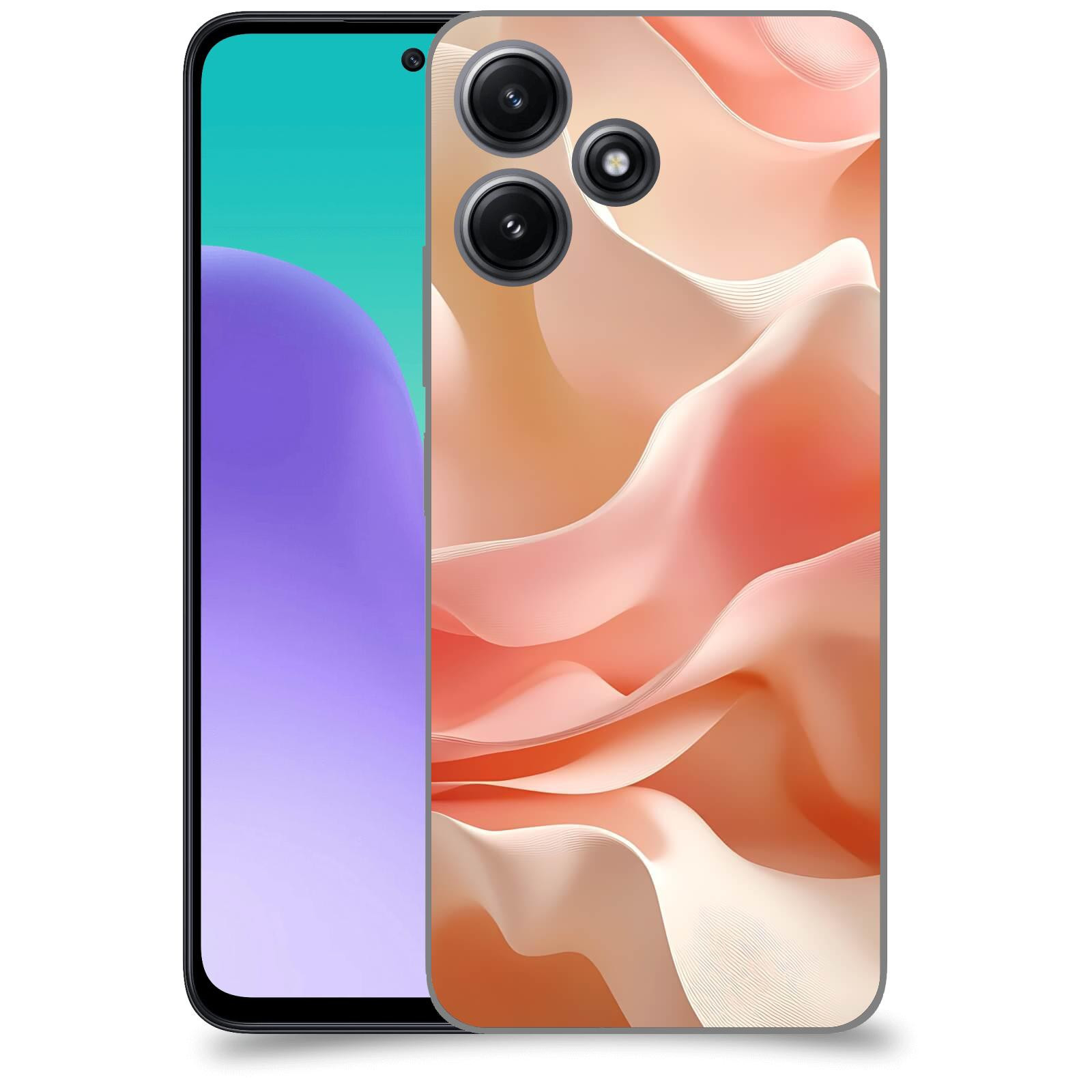 ACOVER Kryt na mobil Xiaomi Redmi 12 5G - Hedvábné vlny