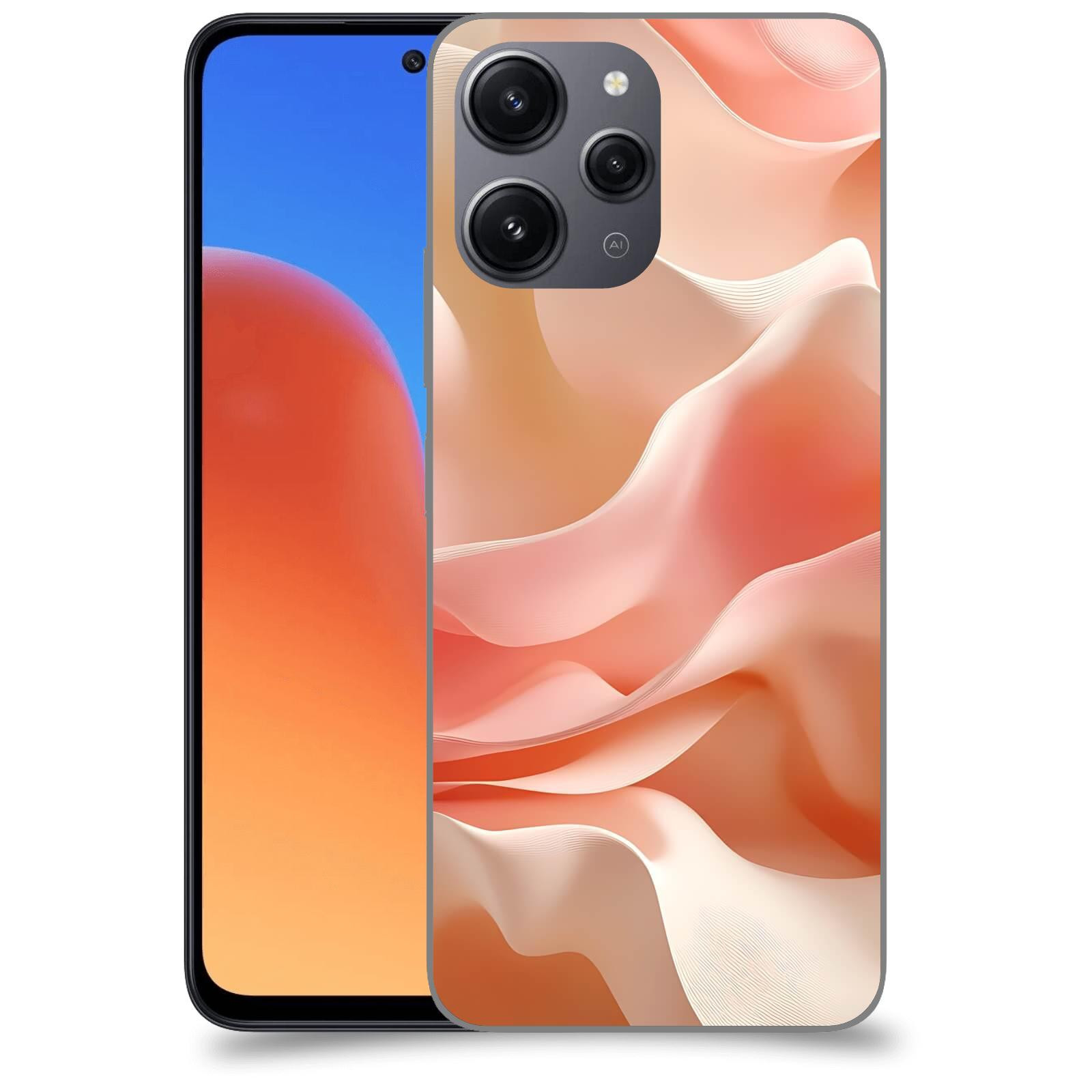 ACOVER Kryt na mobil Xiaomi Redmi 12 - Hedvábné vlny