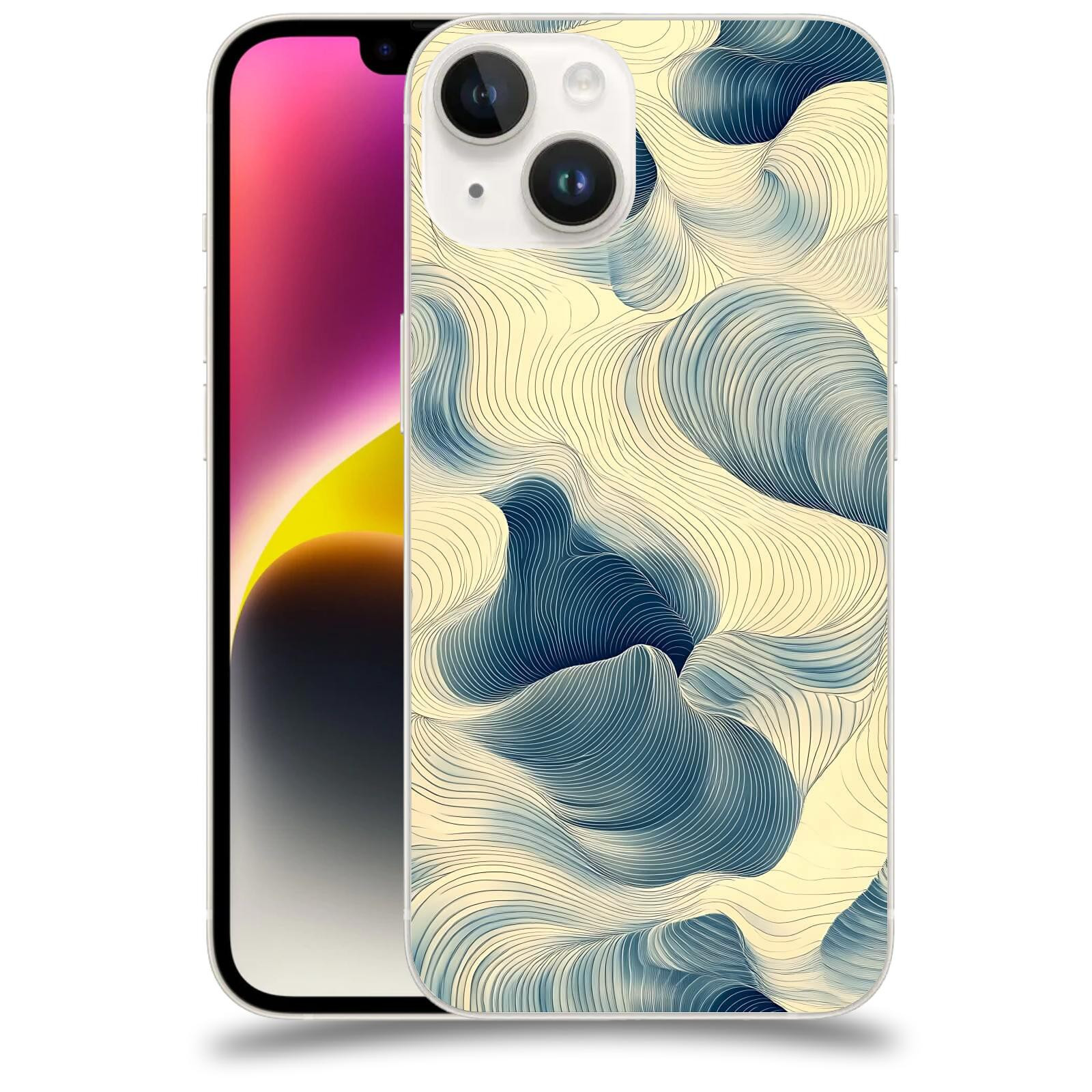 ACOVER Kryt na mobil Apple iPhone 14 - Hluboké proudy