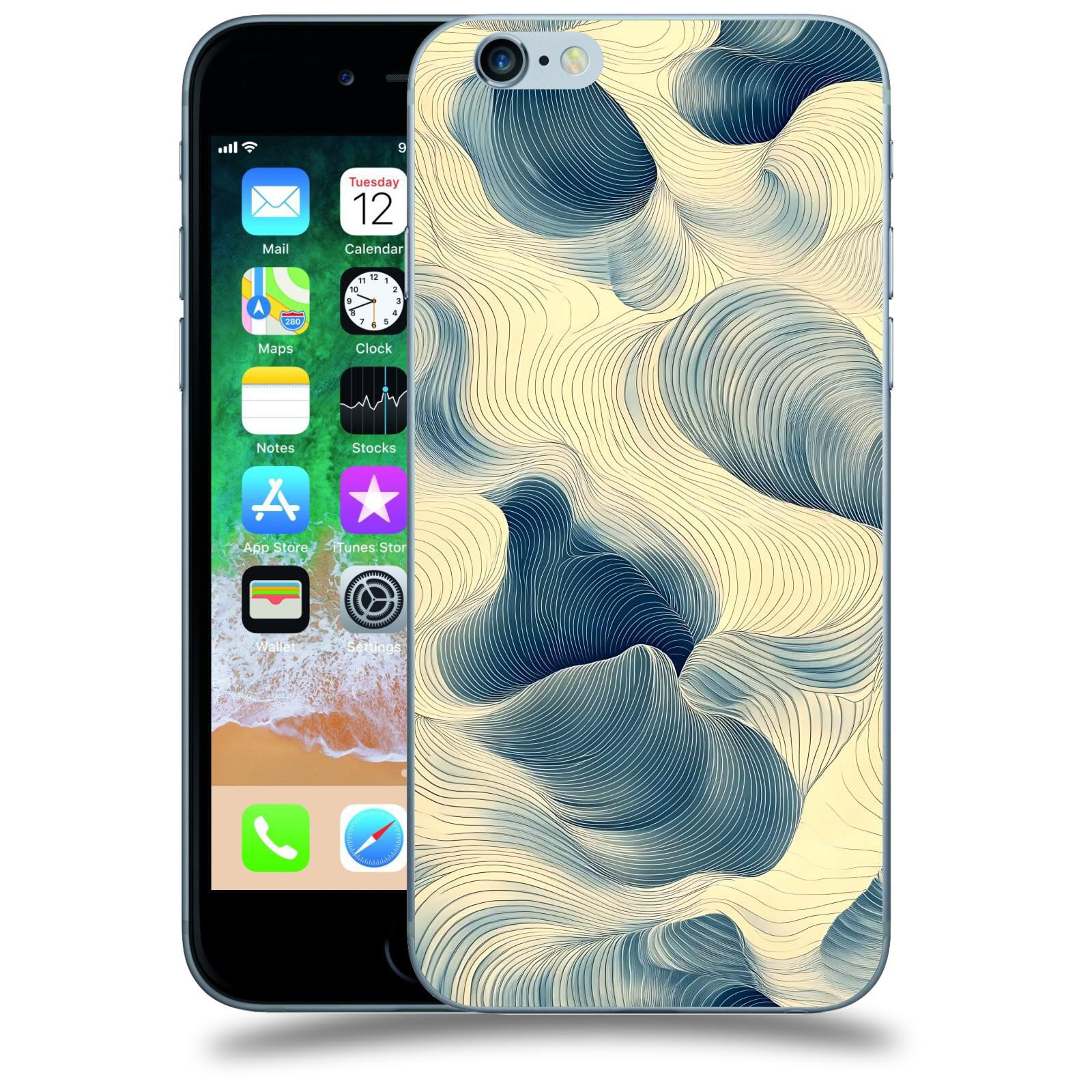 ACOVER Kryt na mobil Apple iPhone 6/6S - Hluboké proudy
