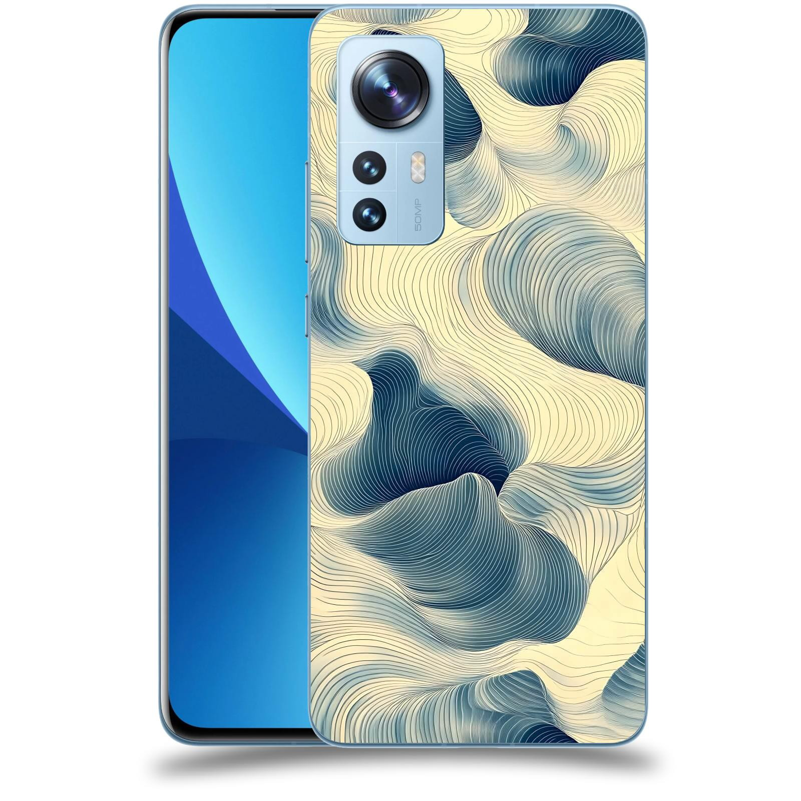 ACOVER Kryt na mobil Xiaomi 12 - Hluboké proudy