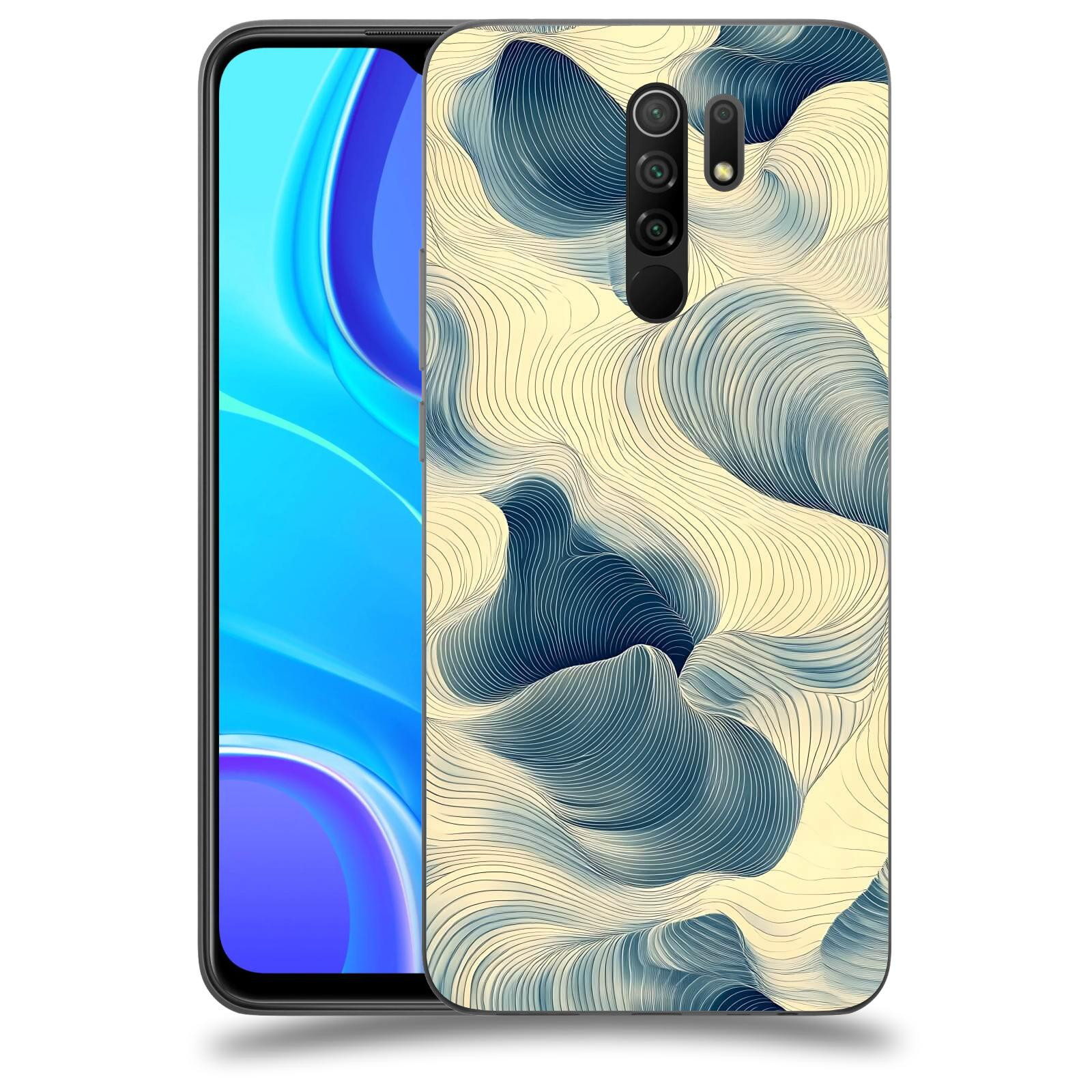 ACOVER Kryt na mobil Xiaomi Redmi 9 - Hluboké proudy