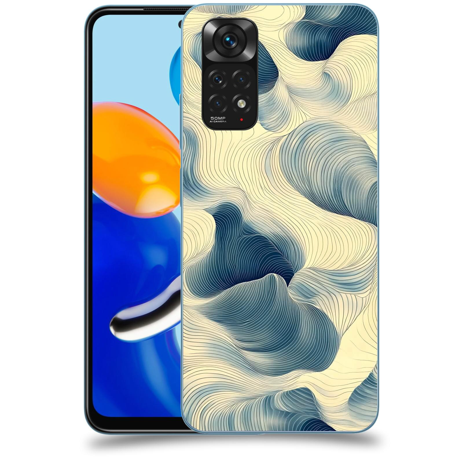 ACOVER Kryt na mobil Xiaomi Redmi Note 11 - Hluboké proudy