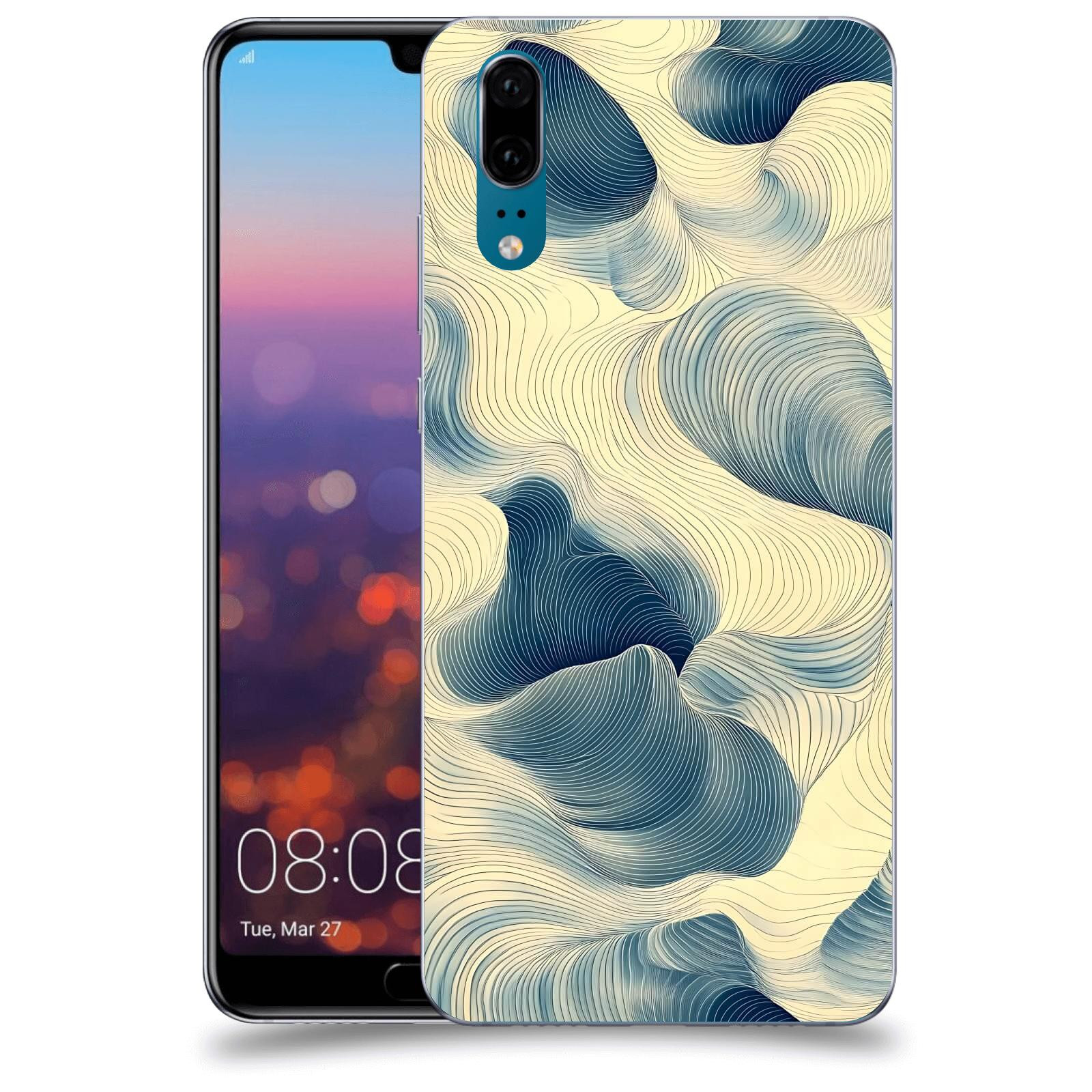 ACOVER Kryt na mobil Huawei P20 - Hluboké proudy