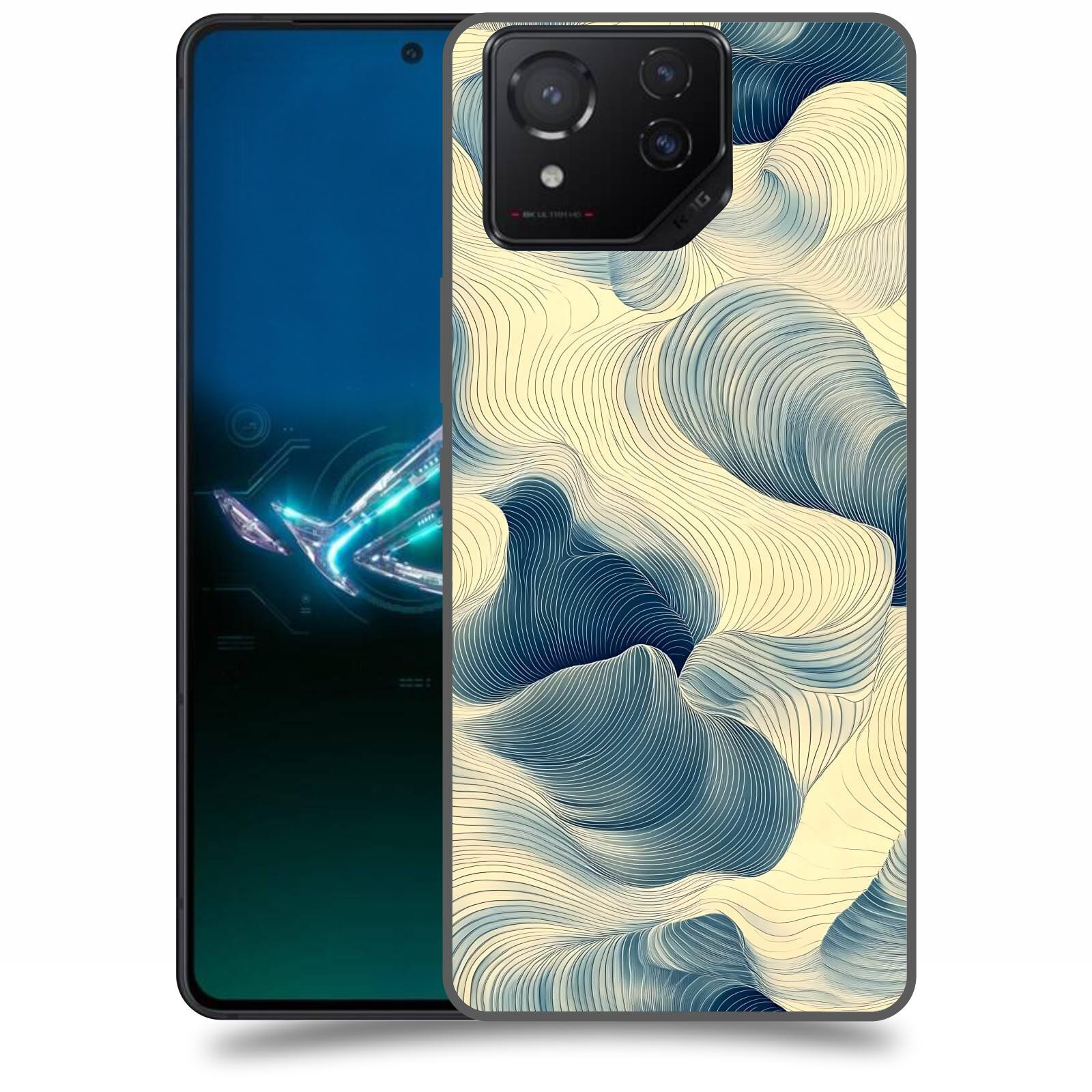ACOVER Kryt na mobil Asus ROG Phone 8 - Hluboké proudy