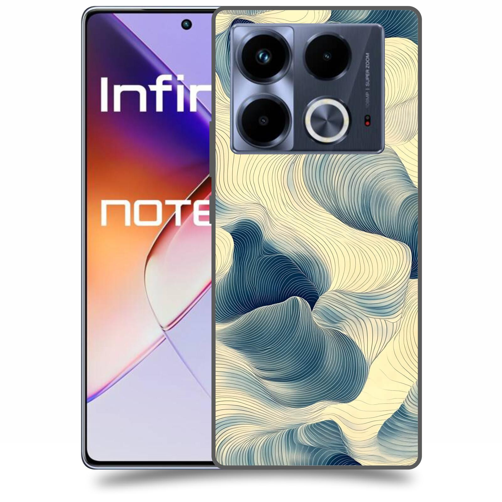 ACOVER Kryt na mobil Infinix Note 40 - Hluboké proudy
