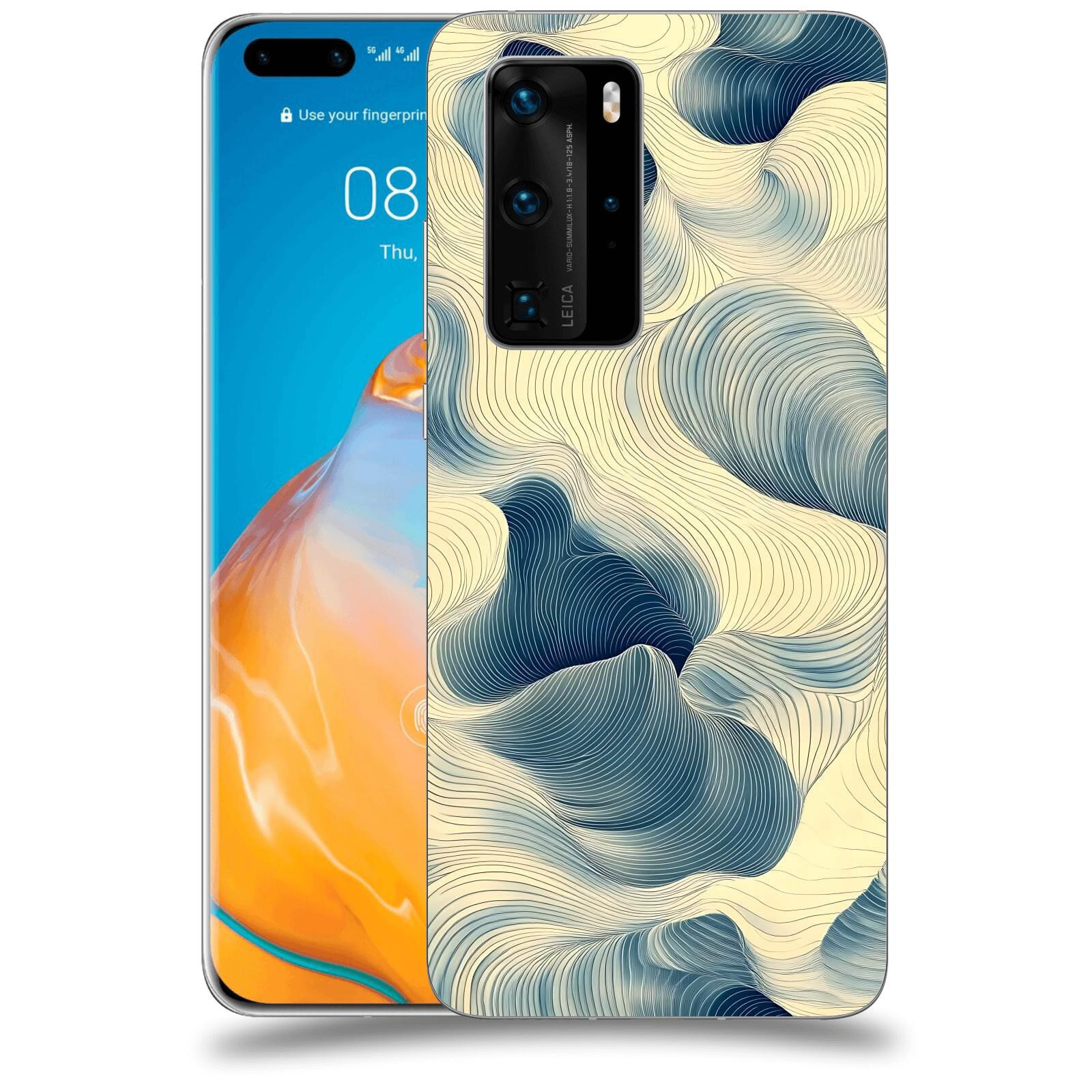 ACOVER Kryt na mobil Huawei P40 - Hluboké proudy