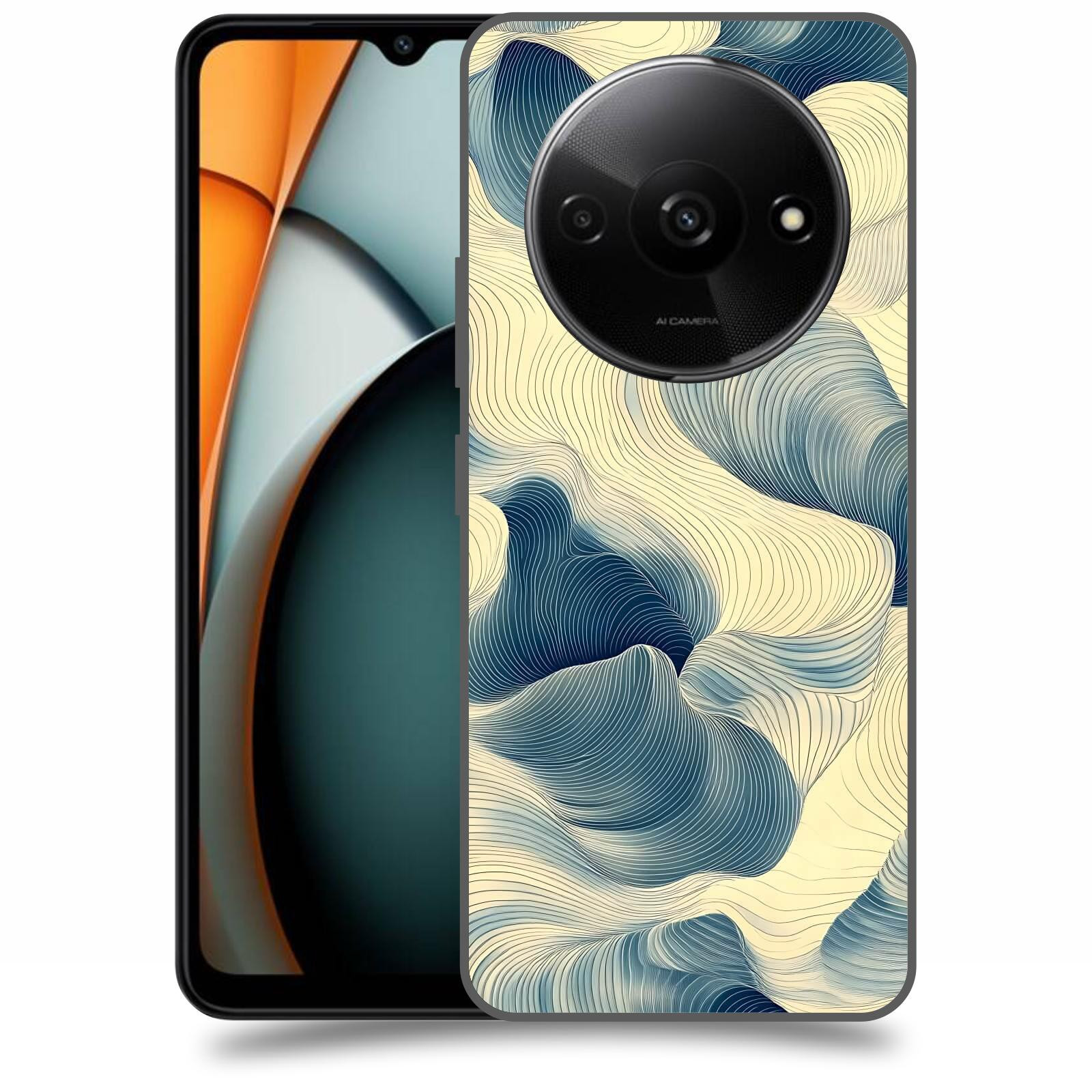 ACOVER Kryt na mobil Xiaomi Redmi A3 - Hluboké proudy