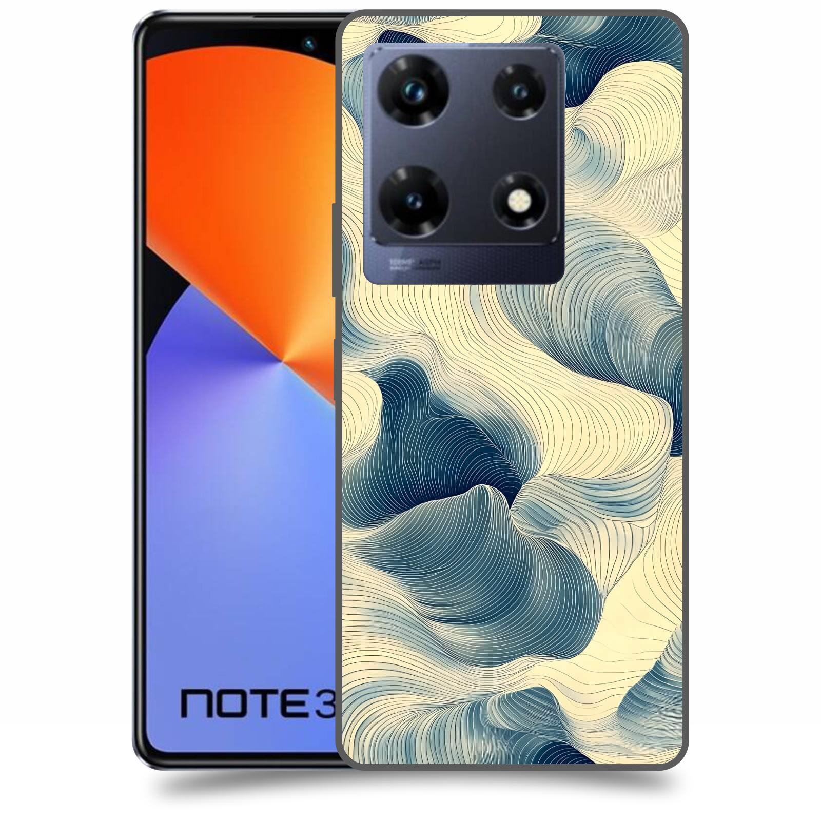ACOVER Kryt na mobil Infinix Note 30 PRO - Hluboké proudy
