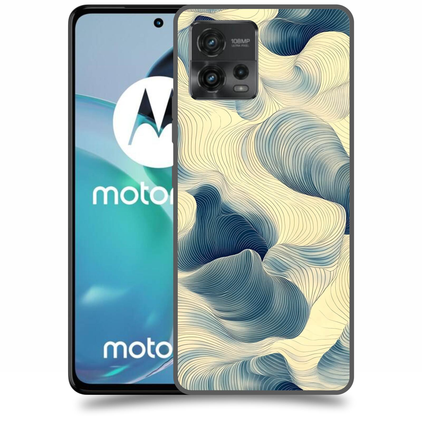 ACOVER Kryt na mobil Motorola Moto G72 - Hluboké proudy