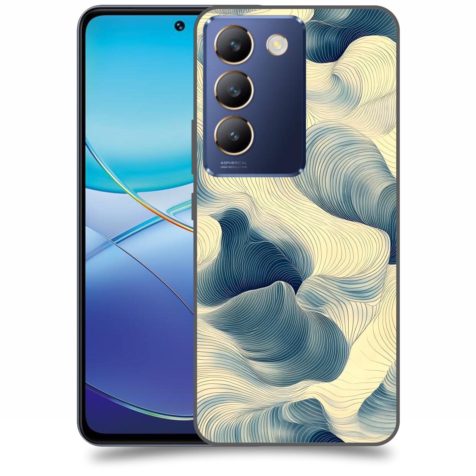 ACOVER Kryt na mobil Vivo V40SE - Hluboké proudy
