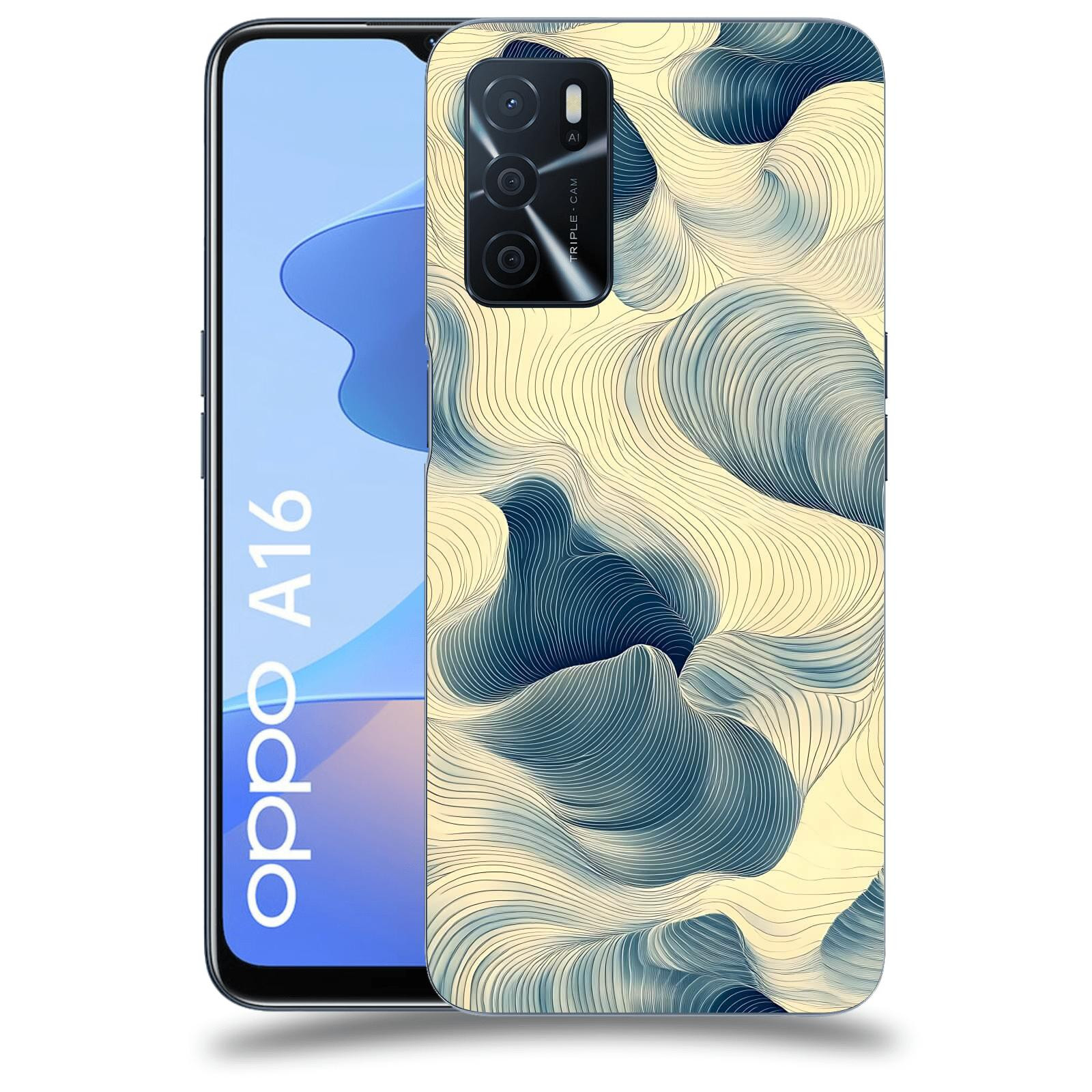 ACOVER Kryt na mobil OPPO A16 - Hluboké proudy