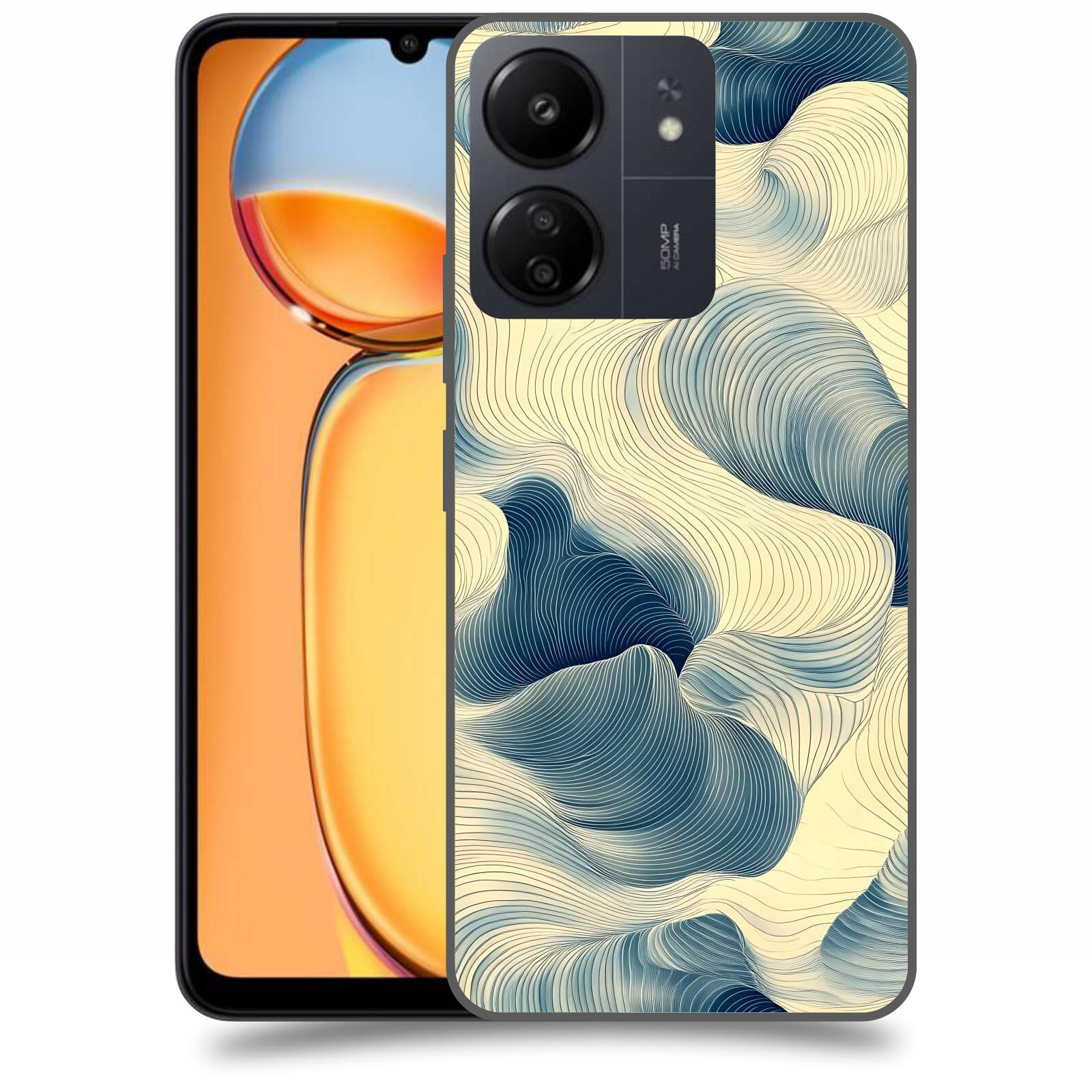 ACOVER Kryt na mobil Xiaomi Redmi 13C 4G  Hluboké proudy