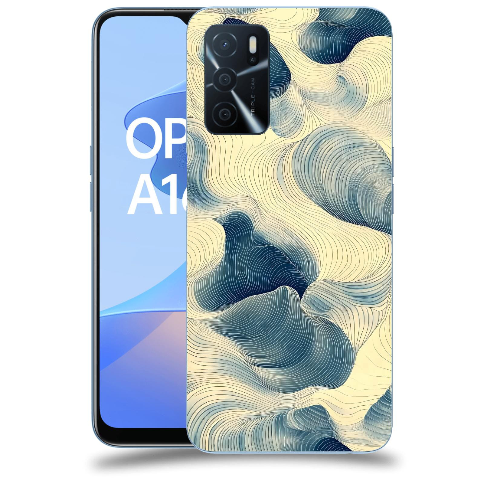 ACOVER Kryt na mobil OPPO A16s - Hluboké proudy