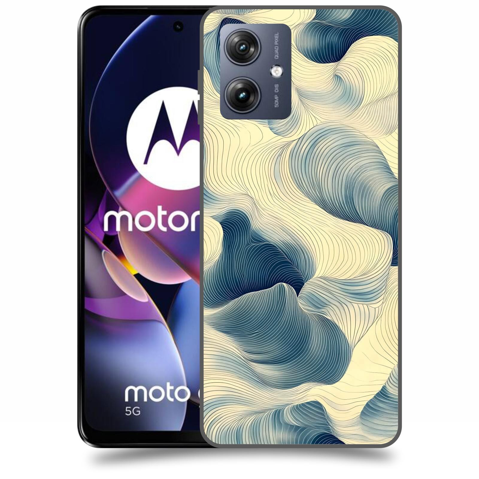 ACOVER Kryt na mobil Motorola Moto G54 5G - Hluboké proudy