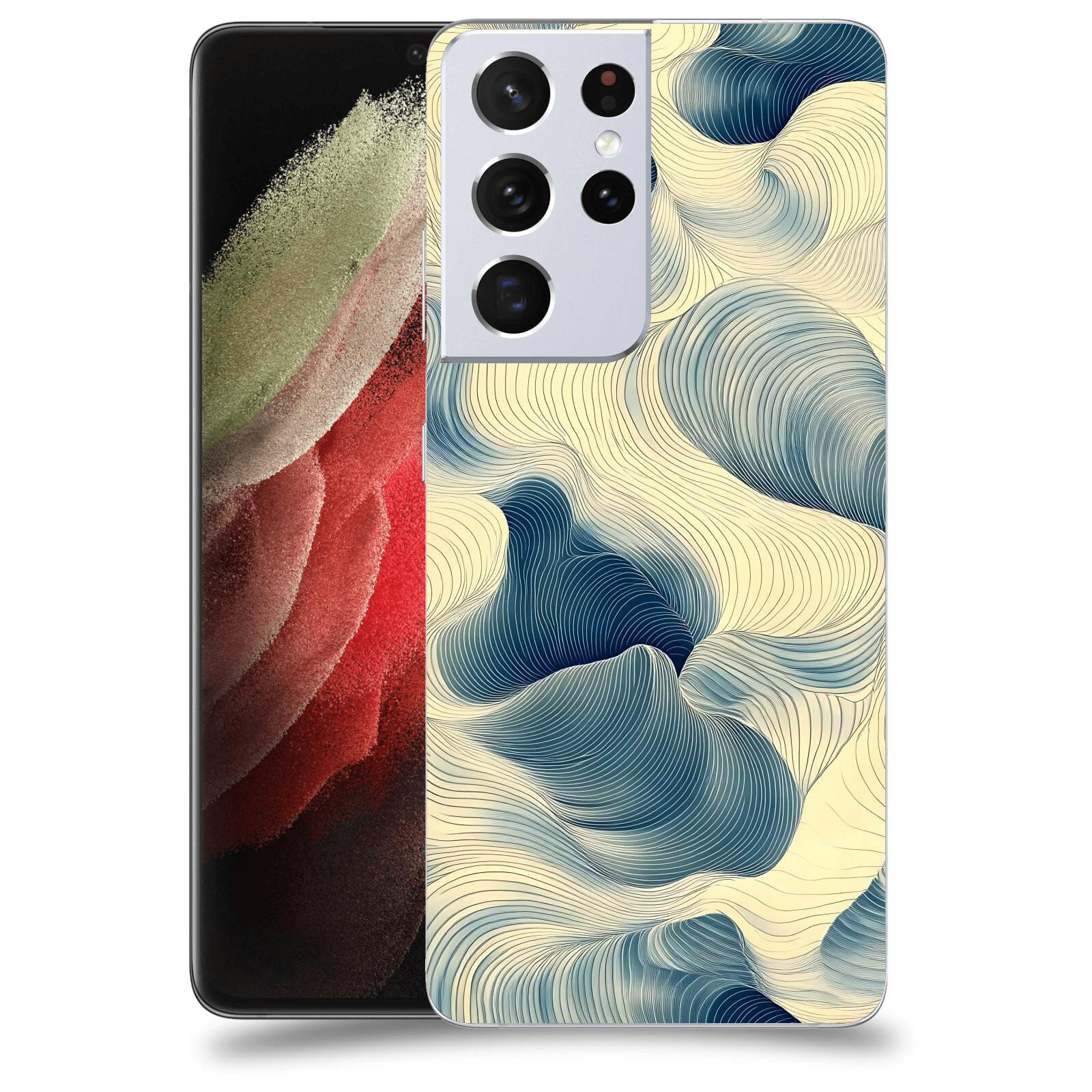 ACOVER Kryt na mobil Samsung Galaxy S21 Ultra 5G G998B - Hluboké proudy