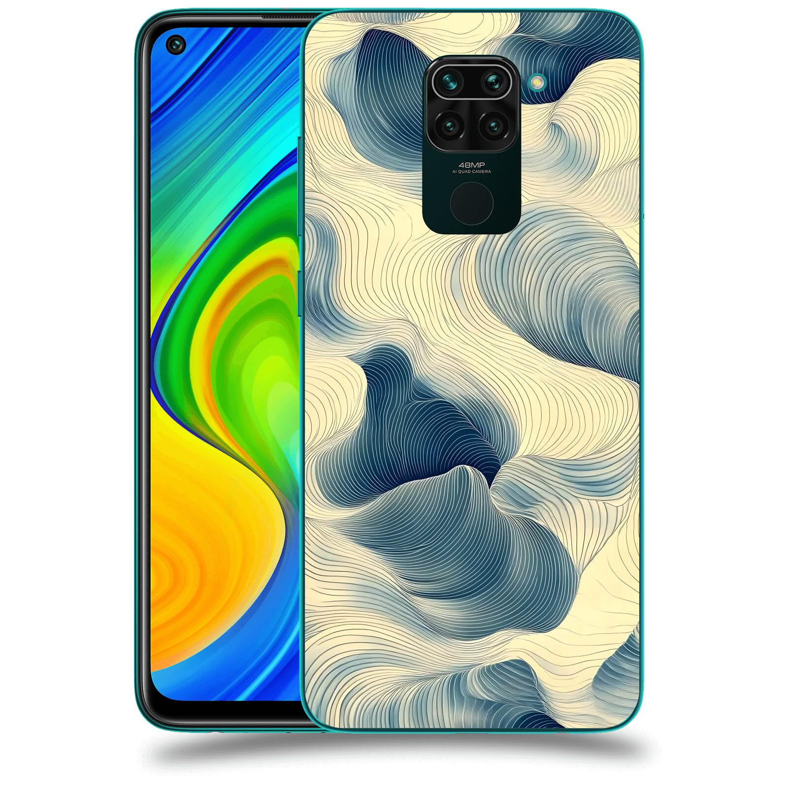 ACOVER Kryt na mobil Xiaomi Redmi Note 9 - Hluboké proudy