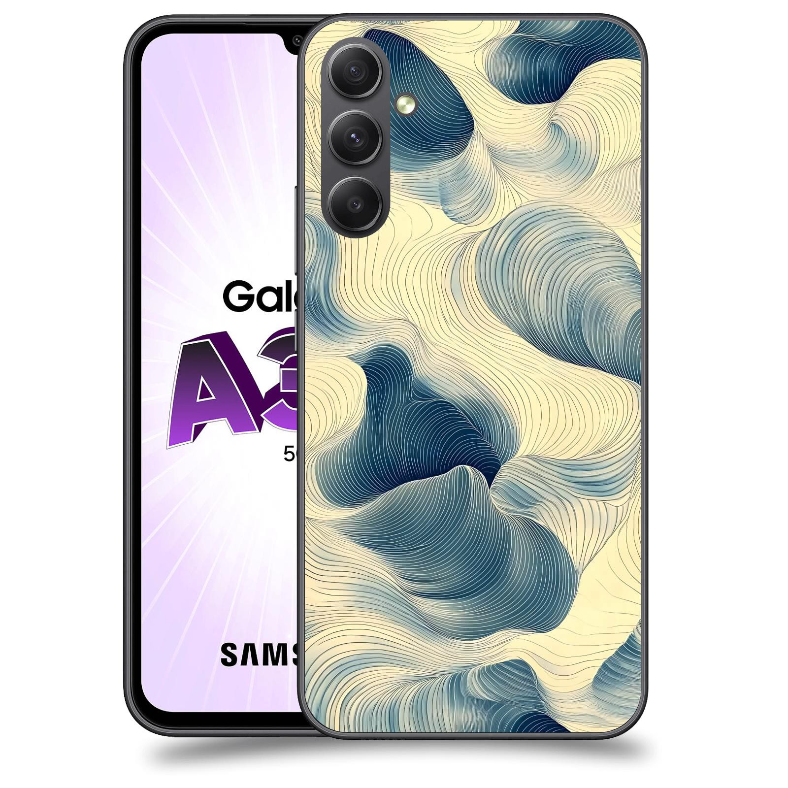ACOVER Kryt na mobil Samsung Galaxy A34 - Hluboké proudy