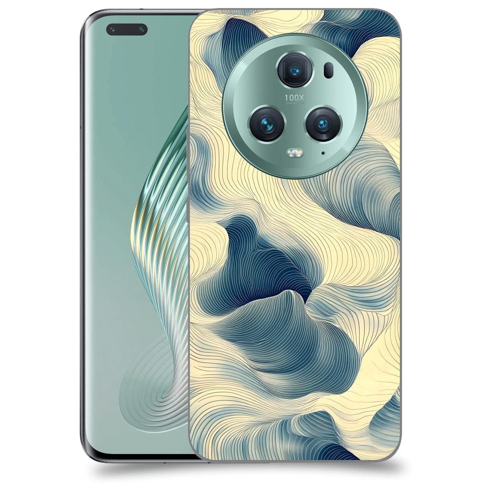 ACOVER Kryt na mobil Honor Magic5 Pro - Hluboké proudy