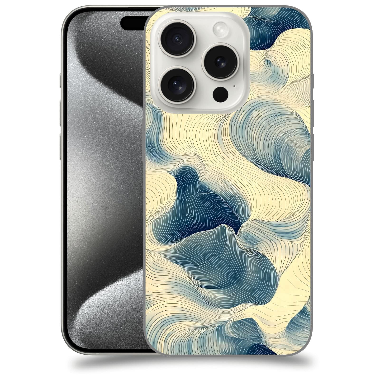 ACOVER Kryt na mobil Apple iPhone 15 pro - Hluboké proudy