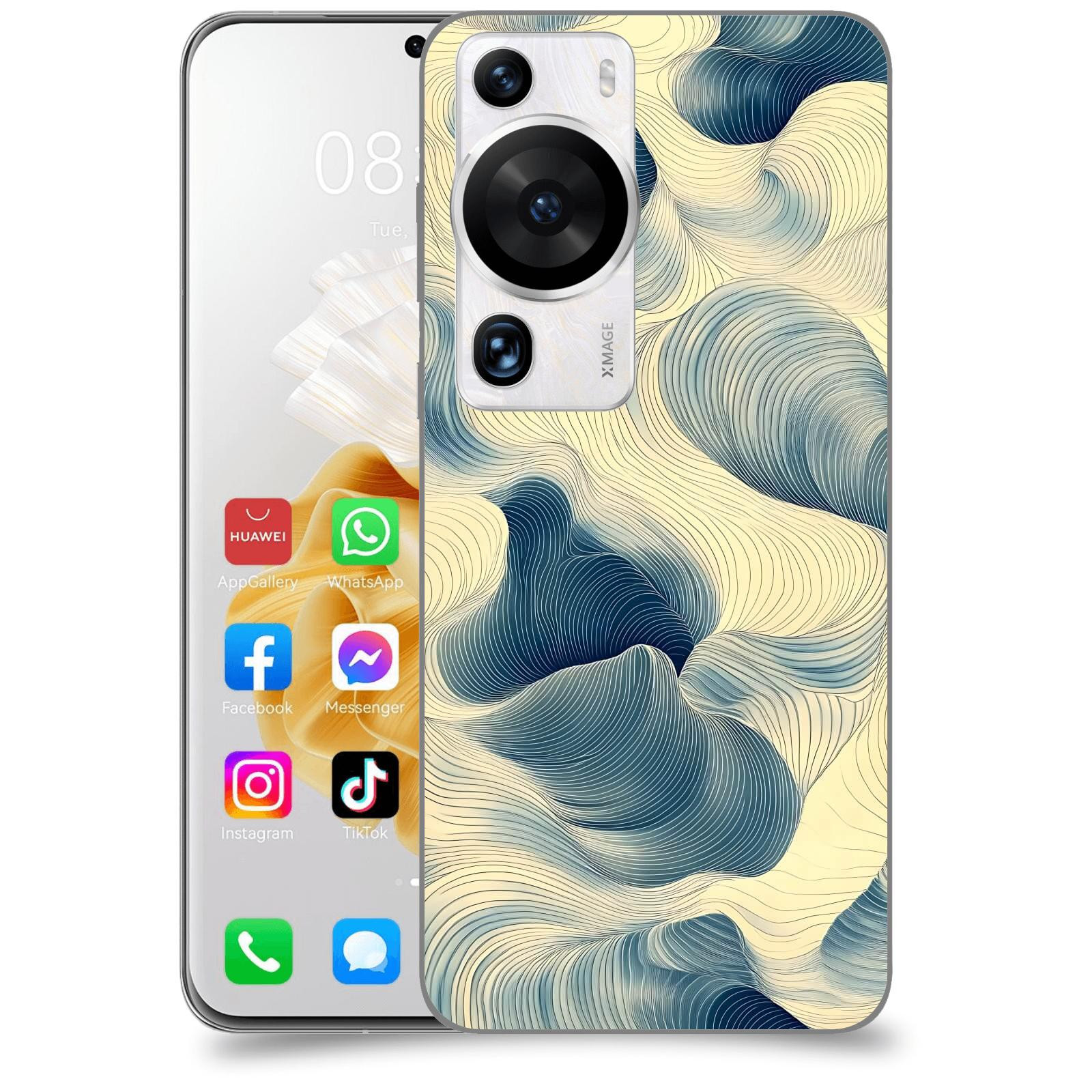 ACOVER Kryt na mobil Huawei P60 Pro - Hluboké proudy