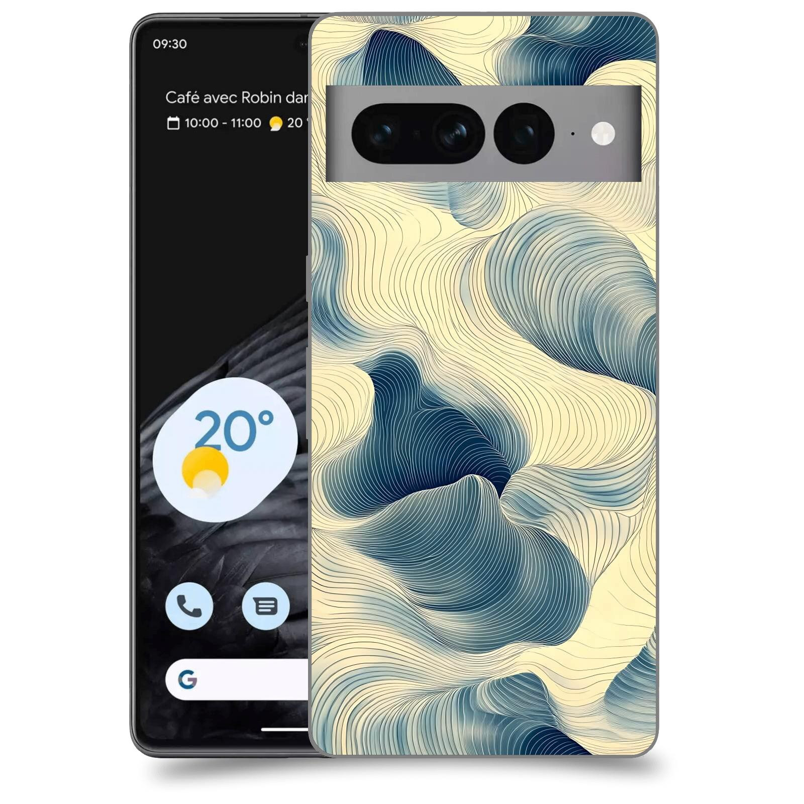 ACOVER Kryt na mobil Google pixel 7 pro - Hluboké proudy