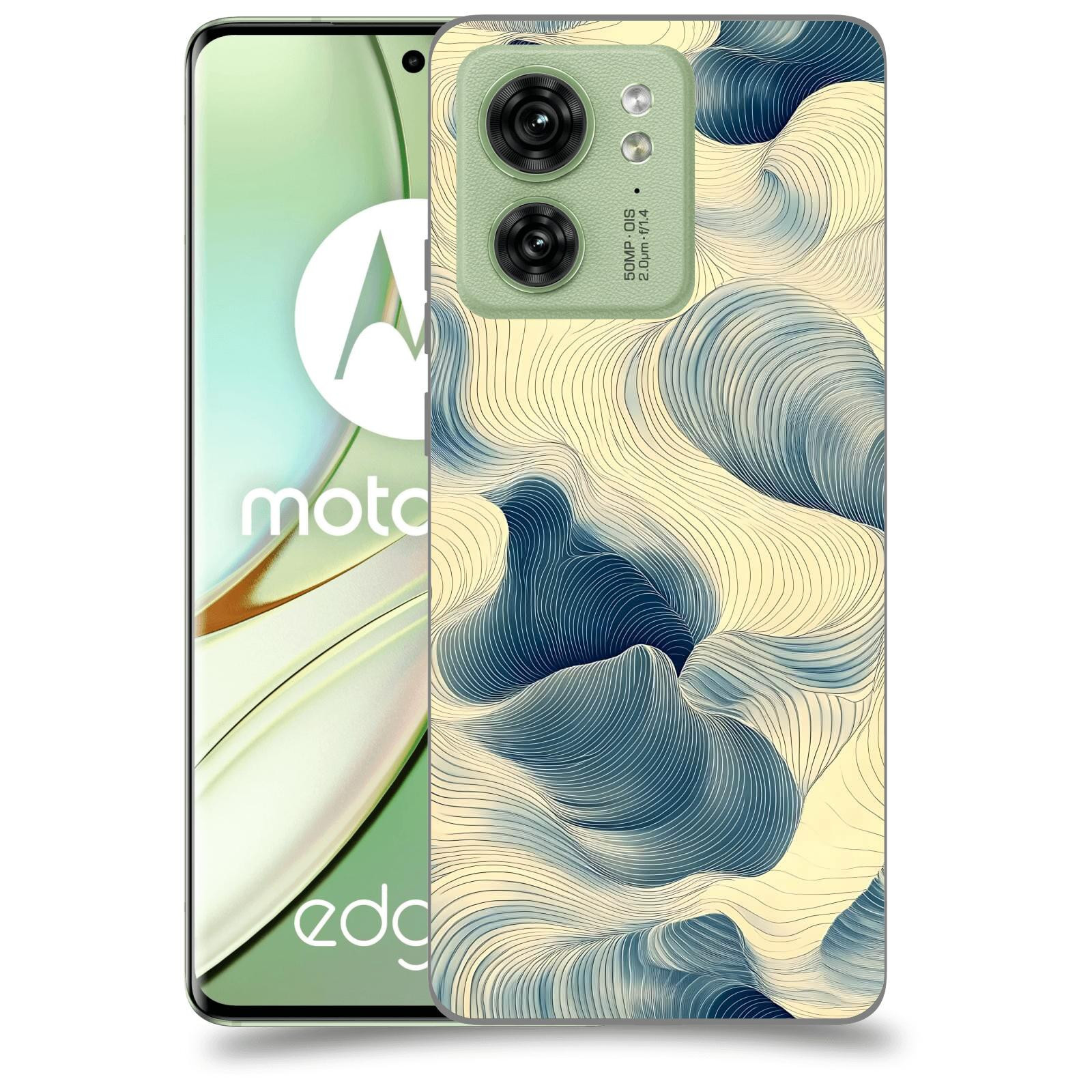 ACOVER Kryt na mobil Motorola EDGE 40 5G - Hluboké proudy