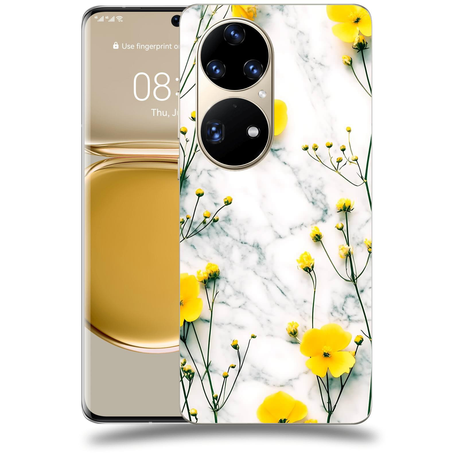 ACOVER Kryt na mobil Huawei P50 - Jarní elegance