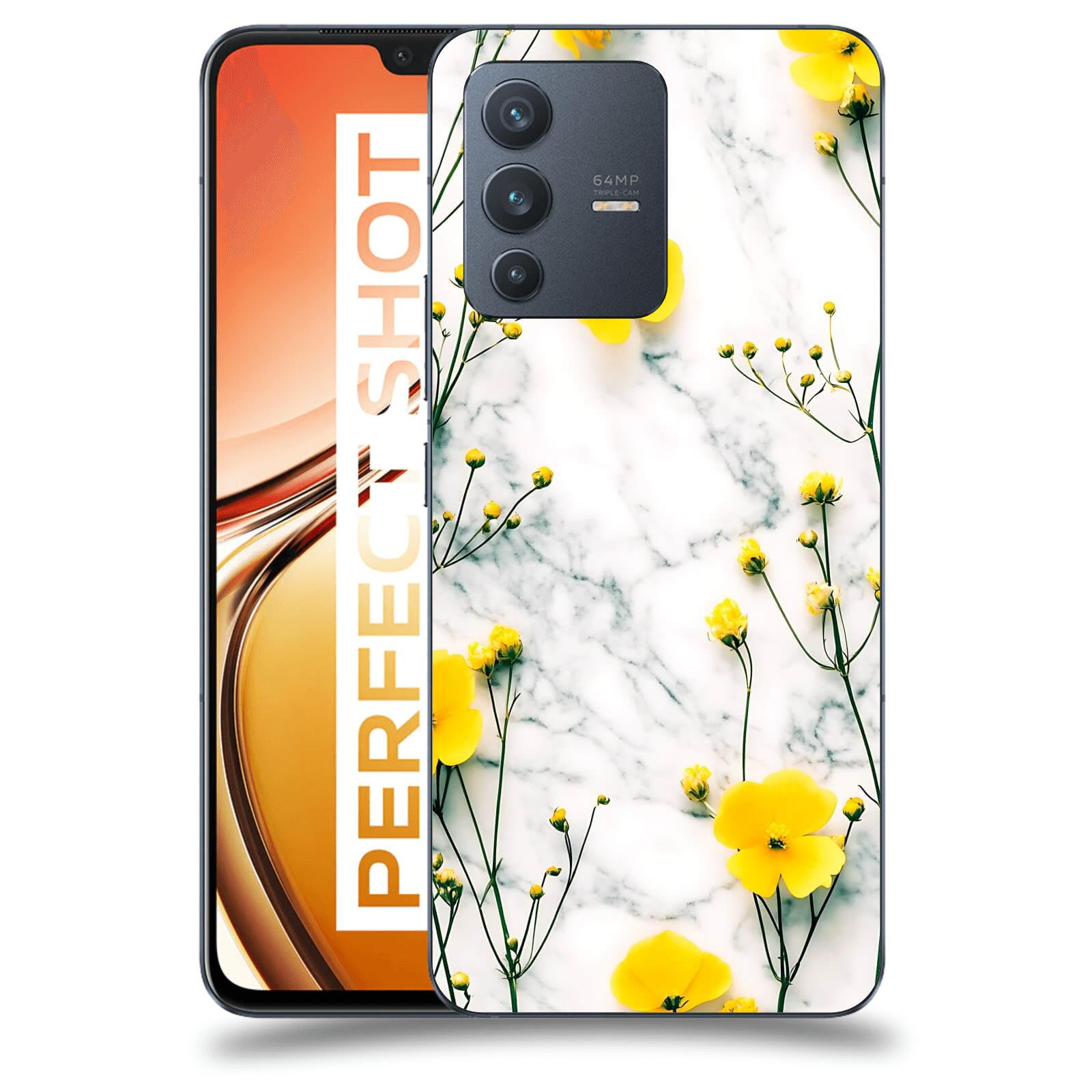 ACOVER Kryt na mobil Vivo V23 5G - Jarní elegance