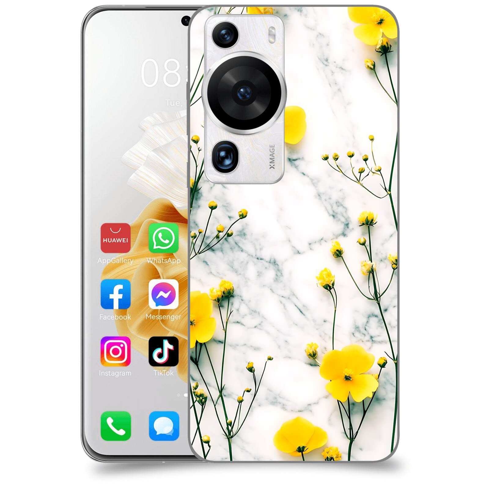 ACOVER Kryt na mobil Huawei P60 Pro - Jarní elegance