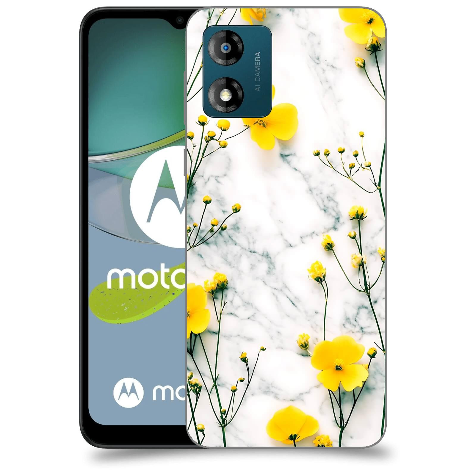 ACOVER Kryt na mobil Motorola Moto E13 - Jarní elegance