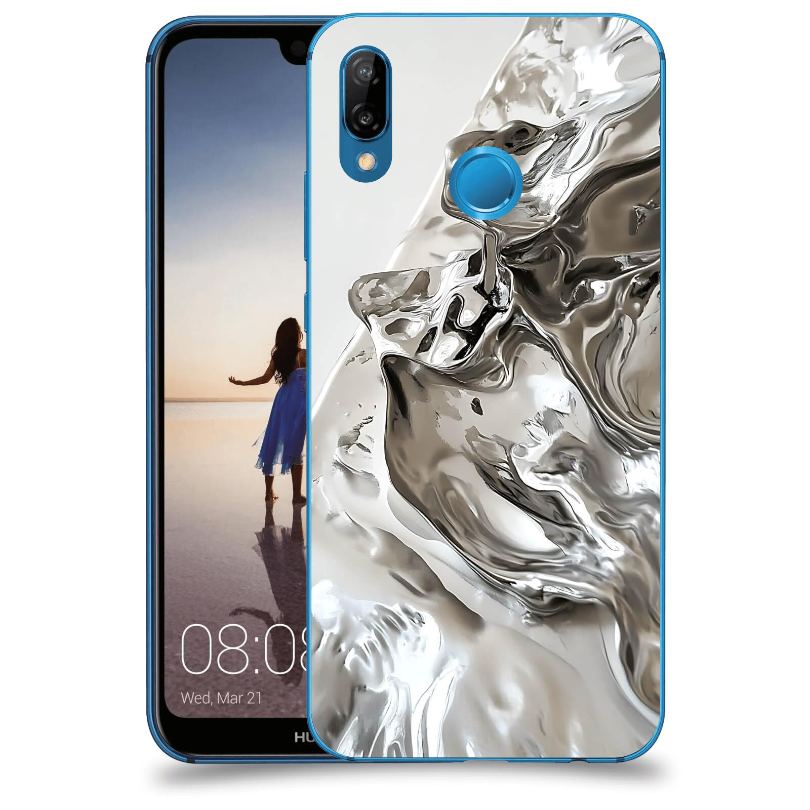 ACOVER Kryt na mobil Huawei P20 Lite - Tekutost a Futurismus