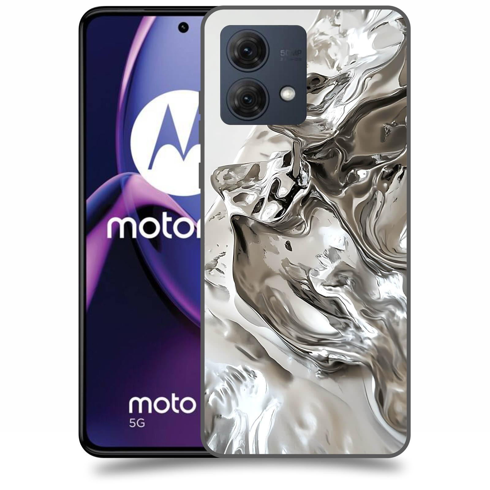 ACOVER Kryt na mobil Motorola Moto G84 5G - Tekutost a Futurismus