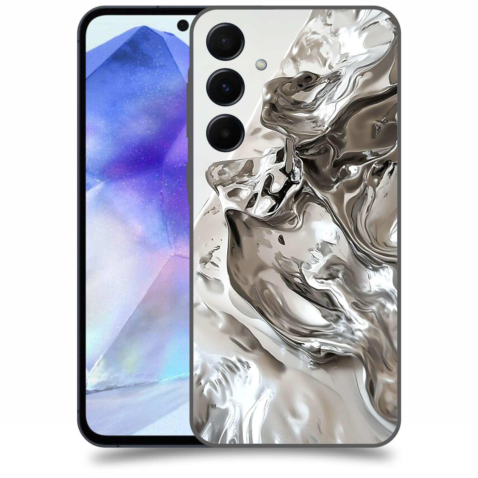 ACOVER Kryt na mobil Samsung Galaxy A55 5G - Tekutost a Futurismus