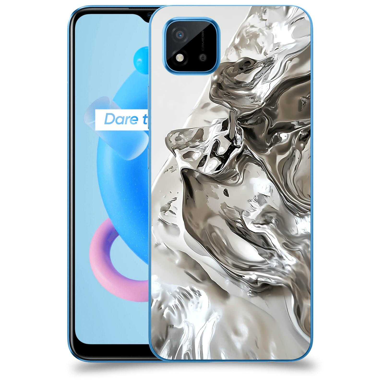 ACOVER Kryt na mobil Realme C11 (2021) - Tekutost a Futurismus
