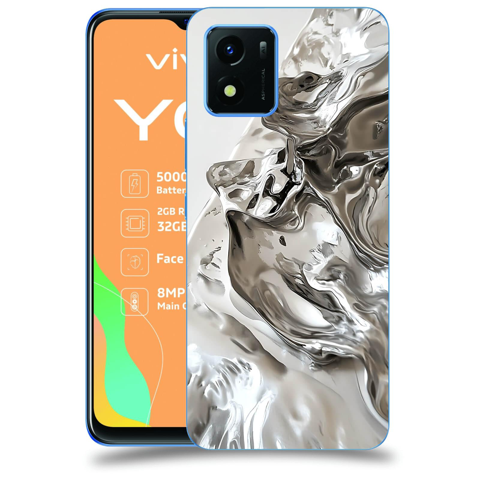 ACOVER Kryt na mobil Vivo Y01 - Tekutost a Futurismus