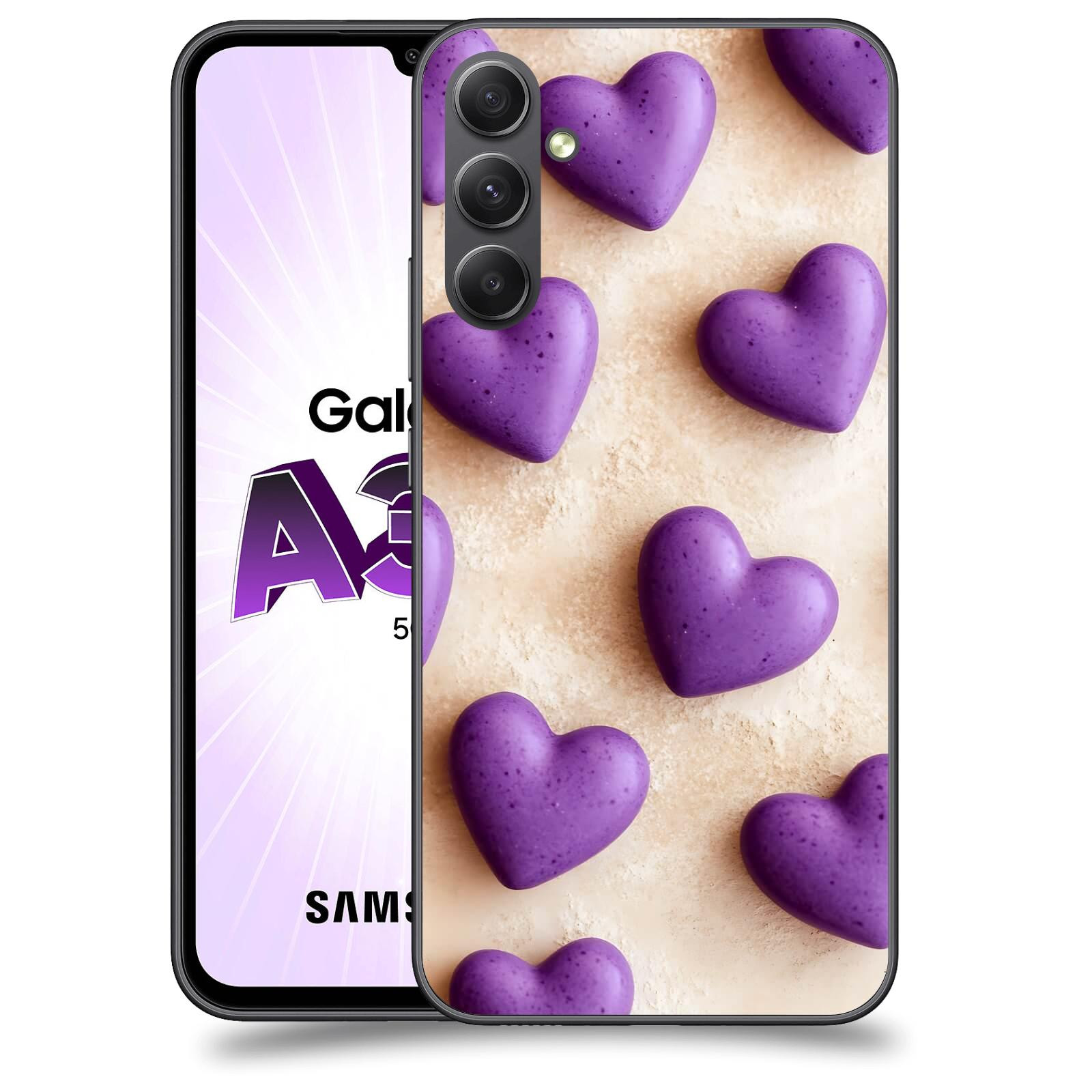 ACOVER Kryt na mobil Samsung Galaxy A34 - Vášeň a Sladkost