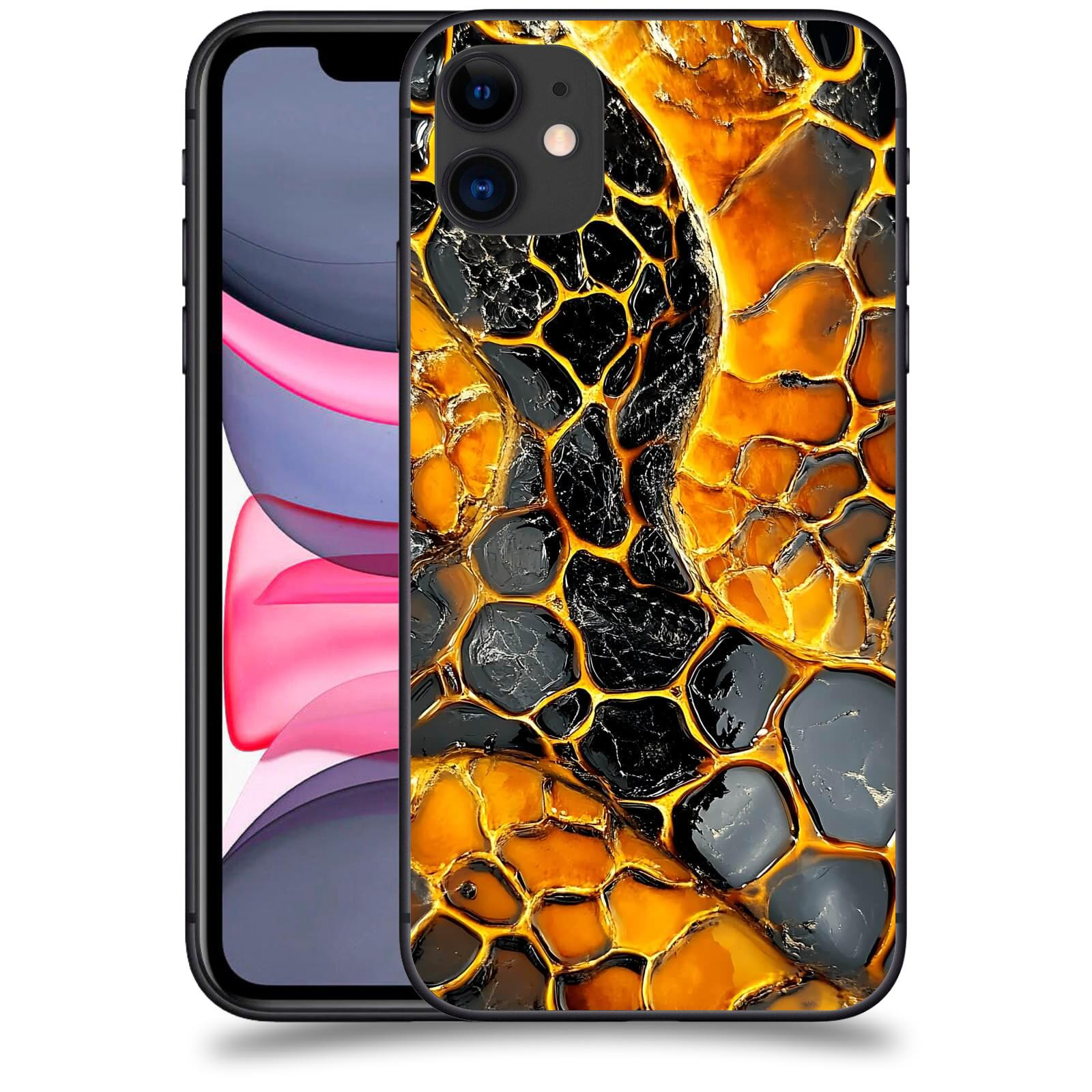 ACOVER Kryt na mobil Apple iPhone 11 - Žár a Struktura