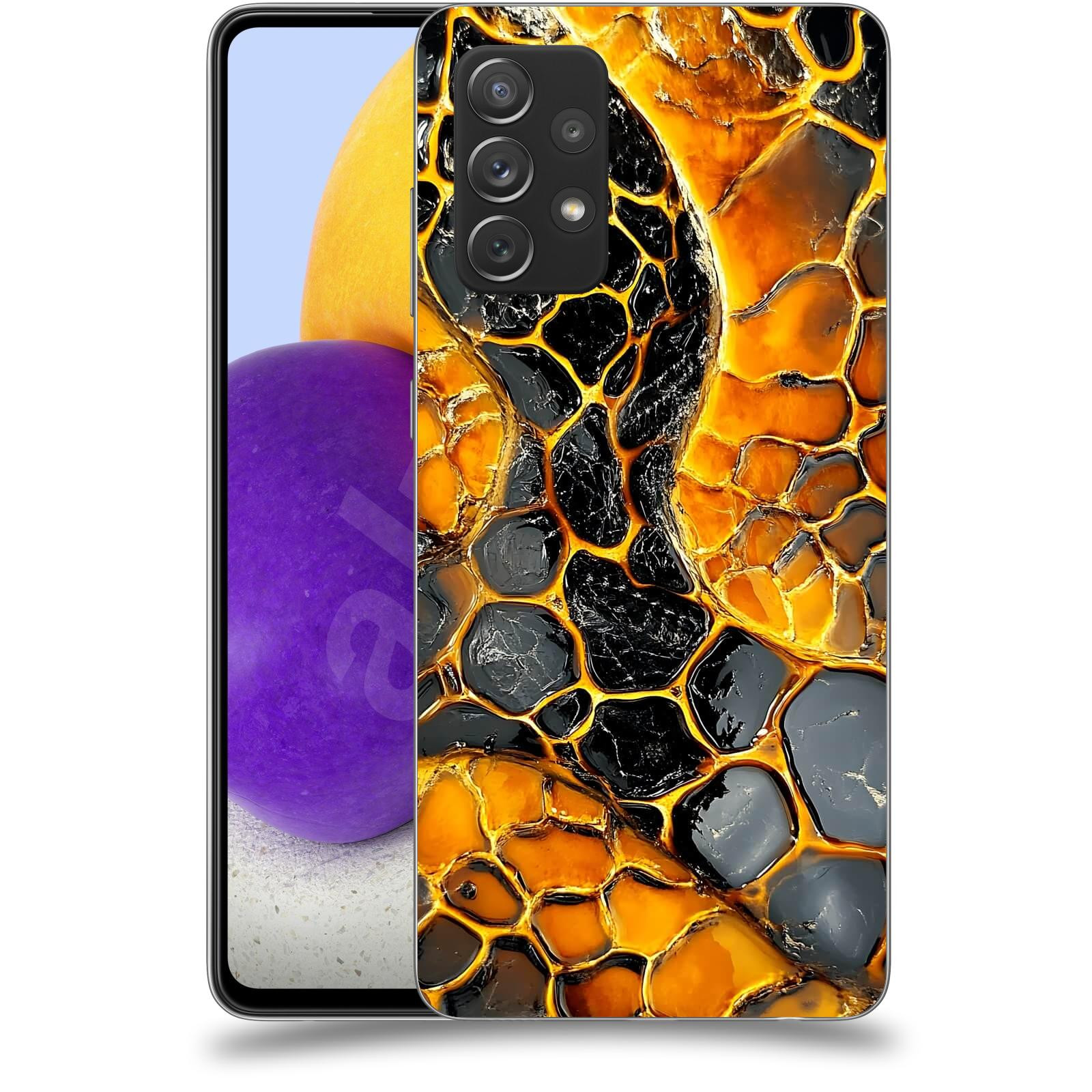 ACOVER Kryt na mobil Samsung Galaxy A72 A725F - Žár a Struktura
