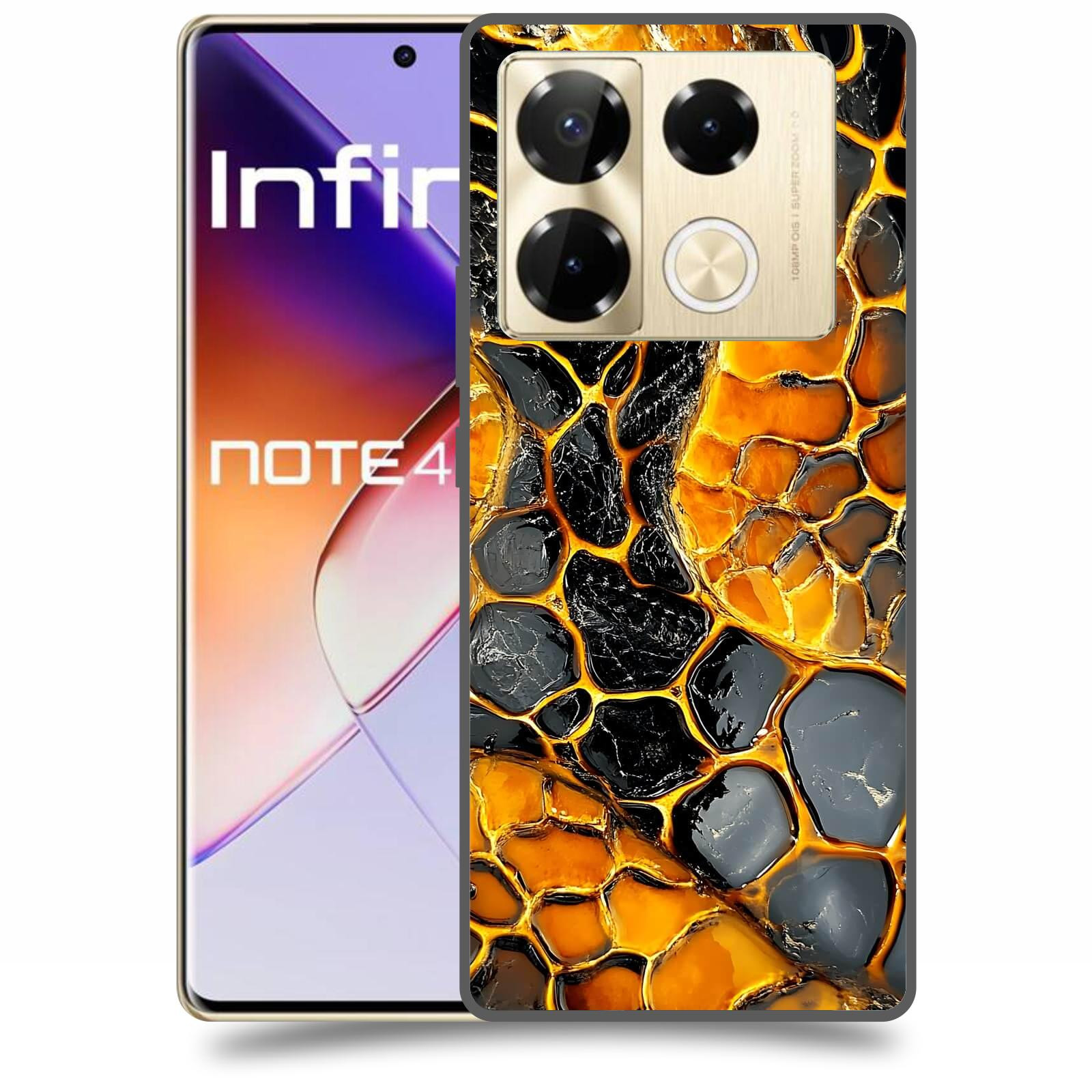 ACOVER Kryt na mobil Infinix Note 40 PRO - Žár a Struktura
