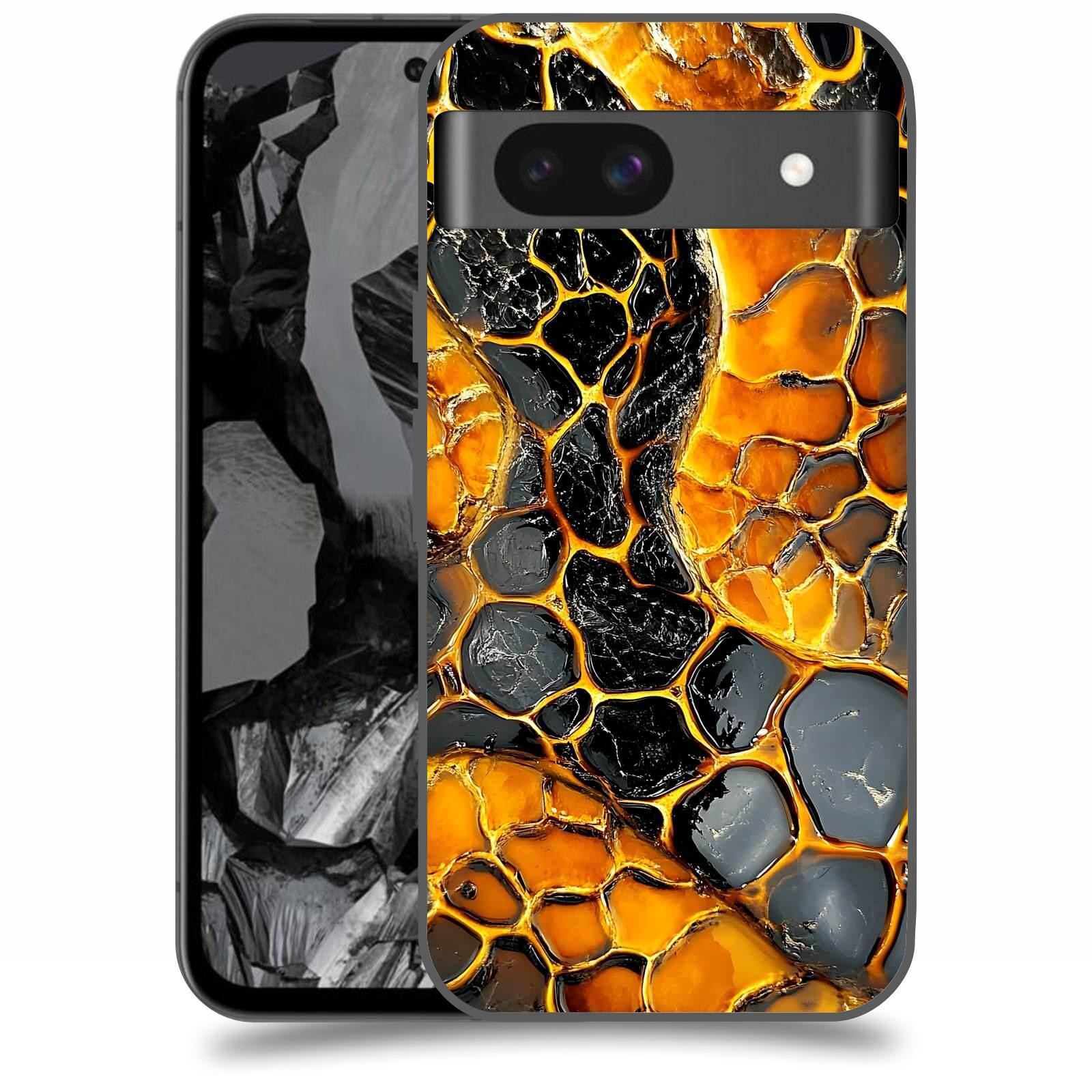 ACOVER Kryt na mobil Google Pixel 8A - Žár a Struktura