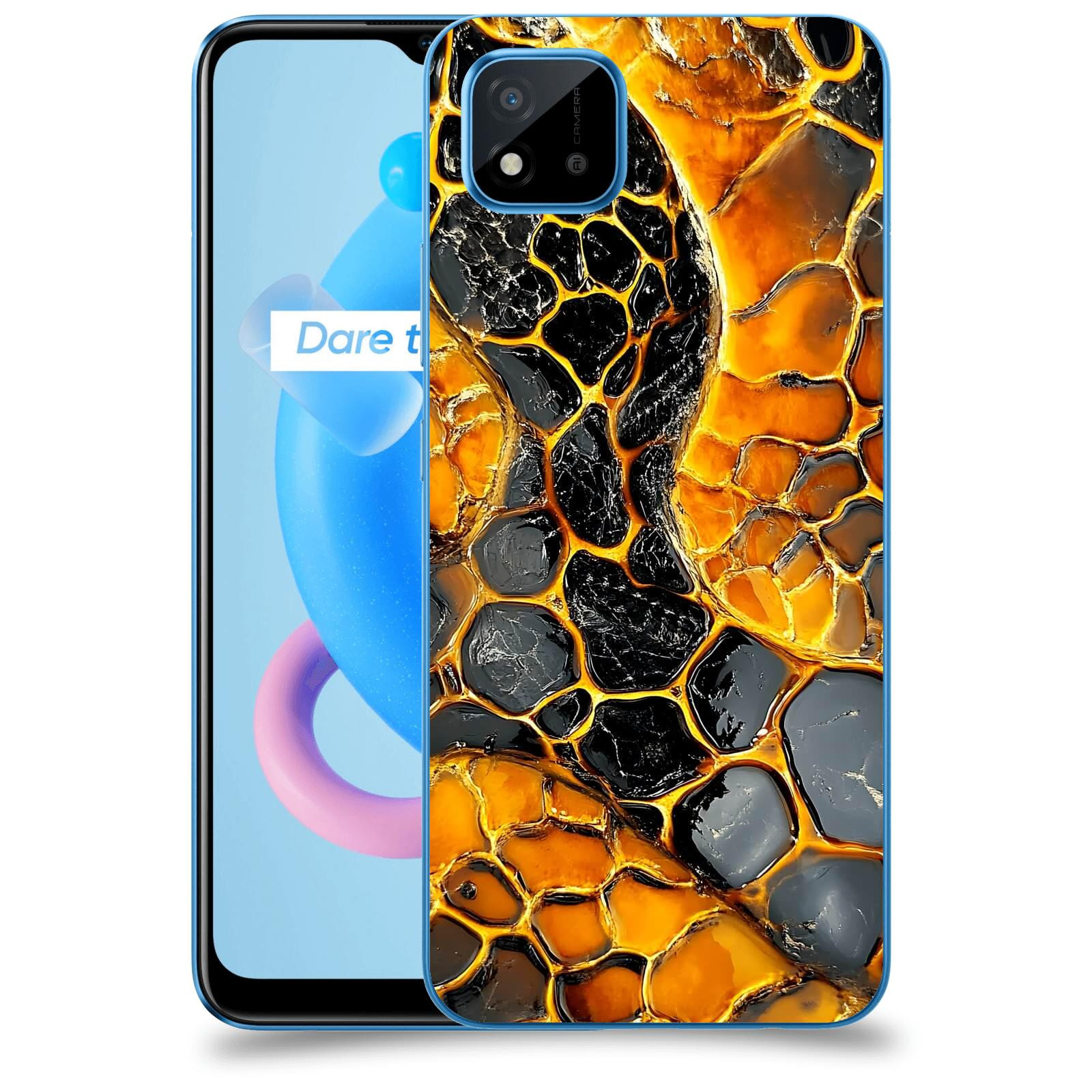ACOVER Kryt na mobil Realme C11 (2021) - Žár a Struktura