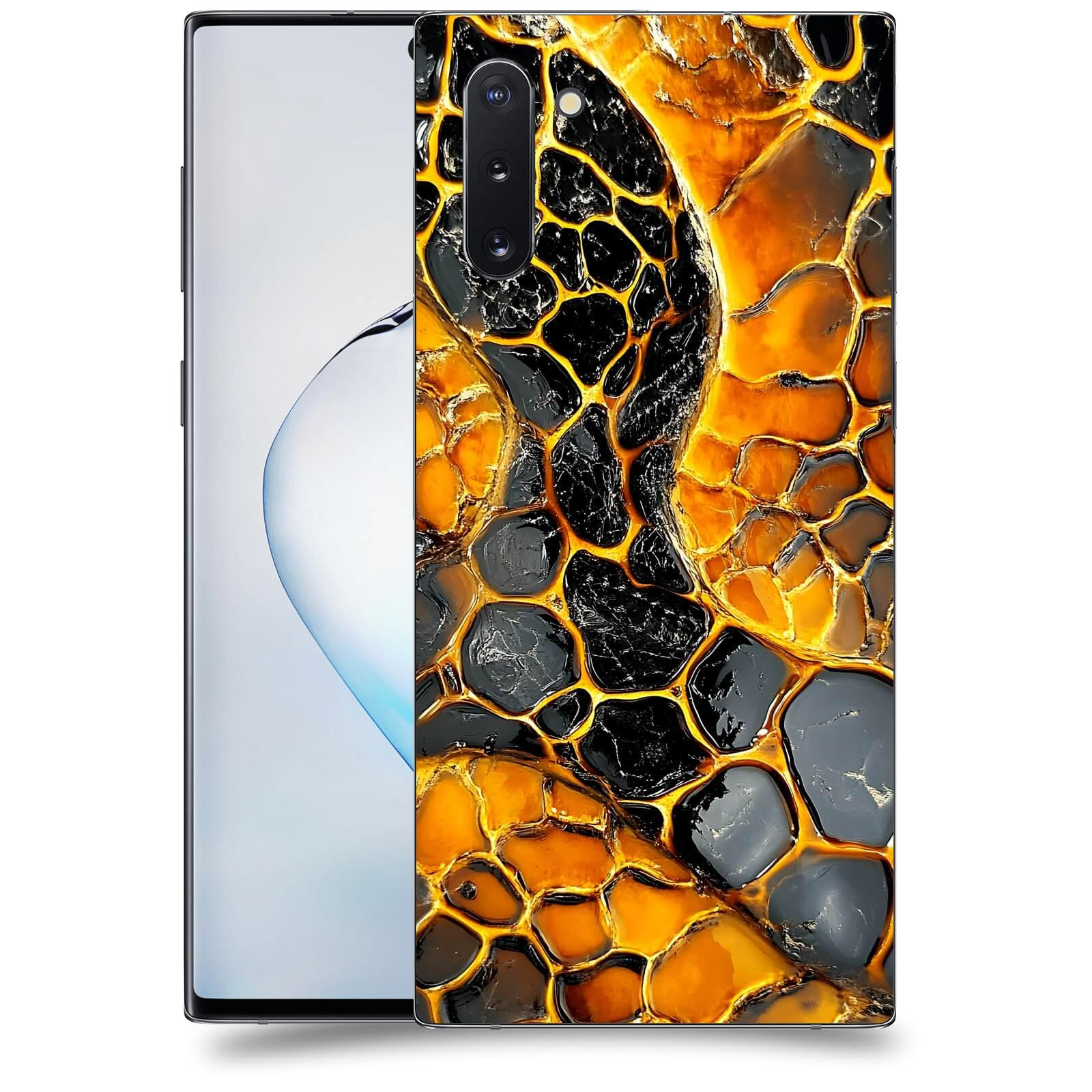 ACOVER Kryt na mobil Samsung Galaxy Note 10 N970F - Žár a Struktura