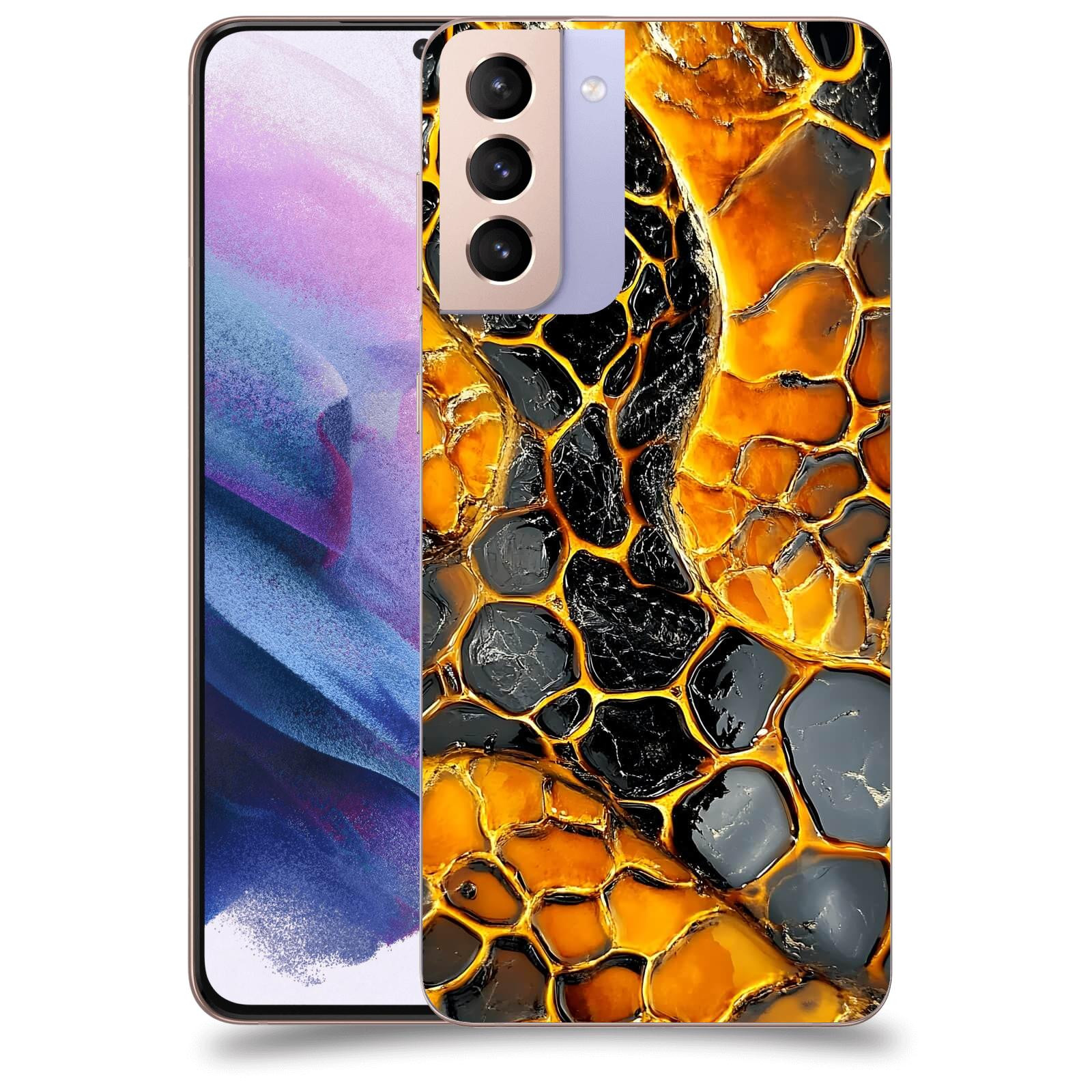 ACOVER Kryt na mobil Samsung Galaxy S21+ G996F - Žár a Struktura